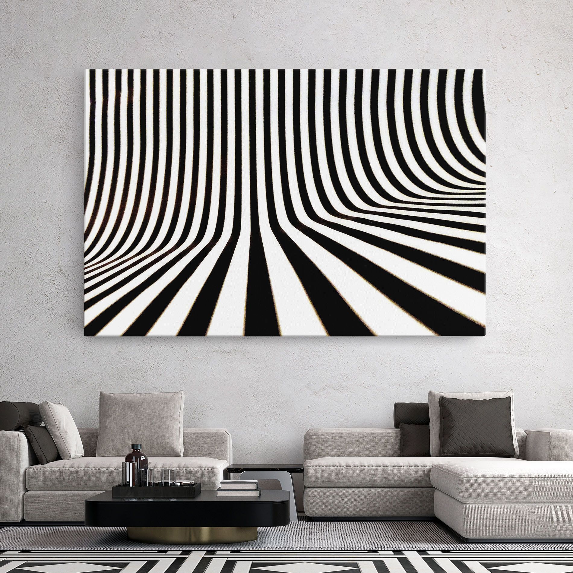 Black And White Illusion mockup 2