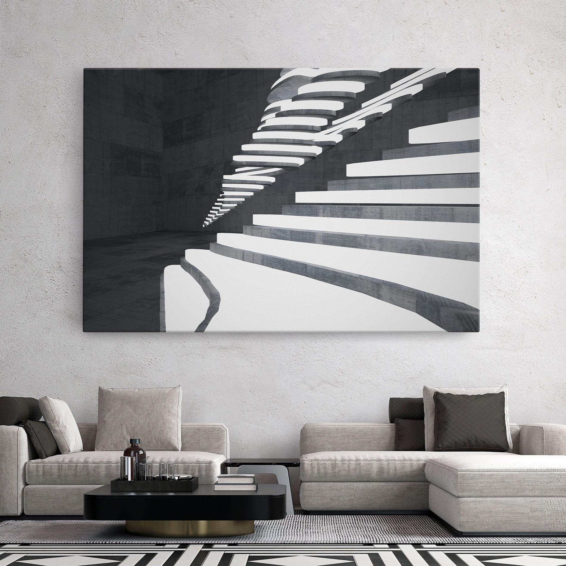 Tablou Canvas Concrete Architecture mockup 2