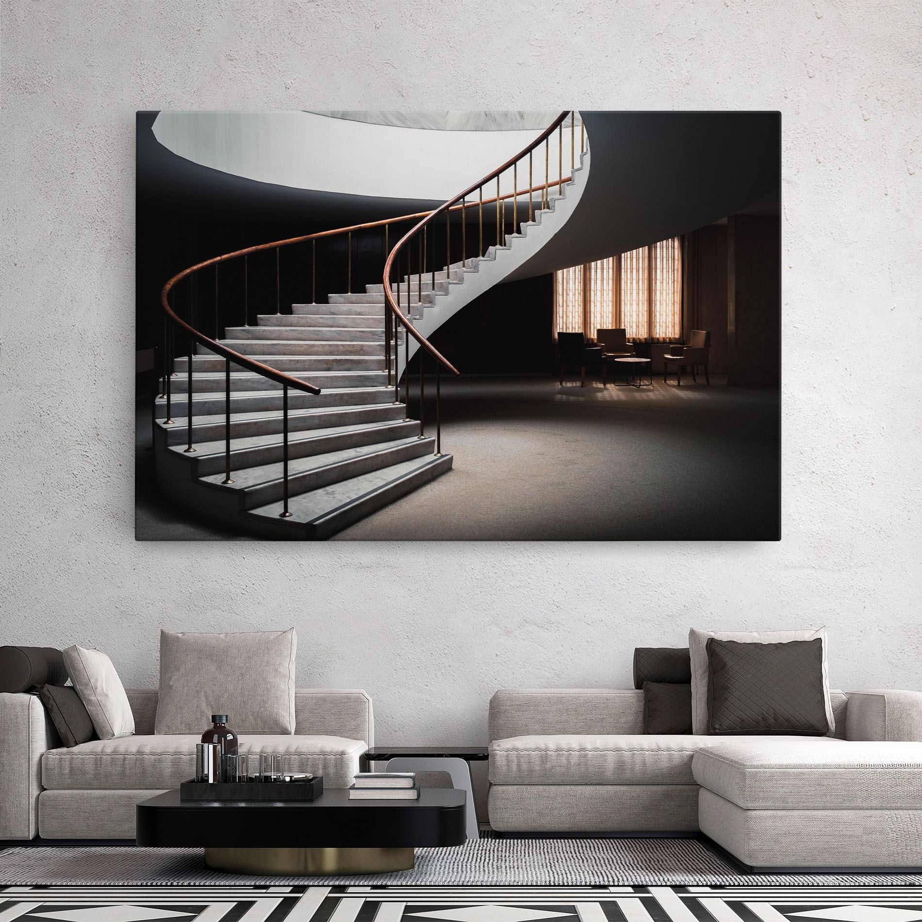 Dark Room Stairs mockup 2