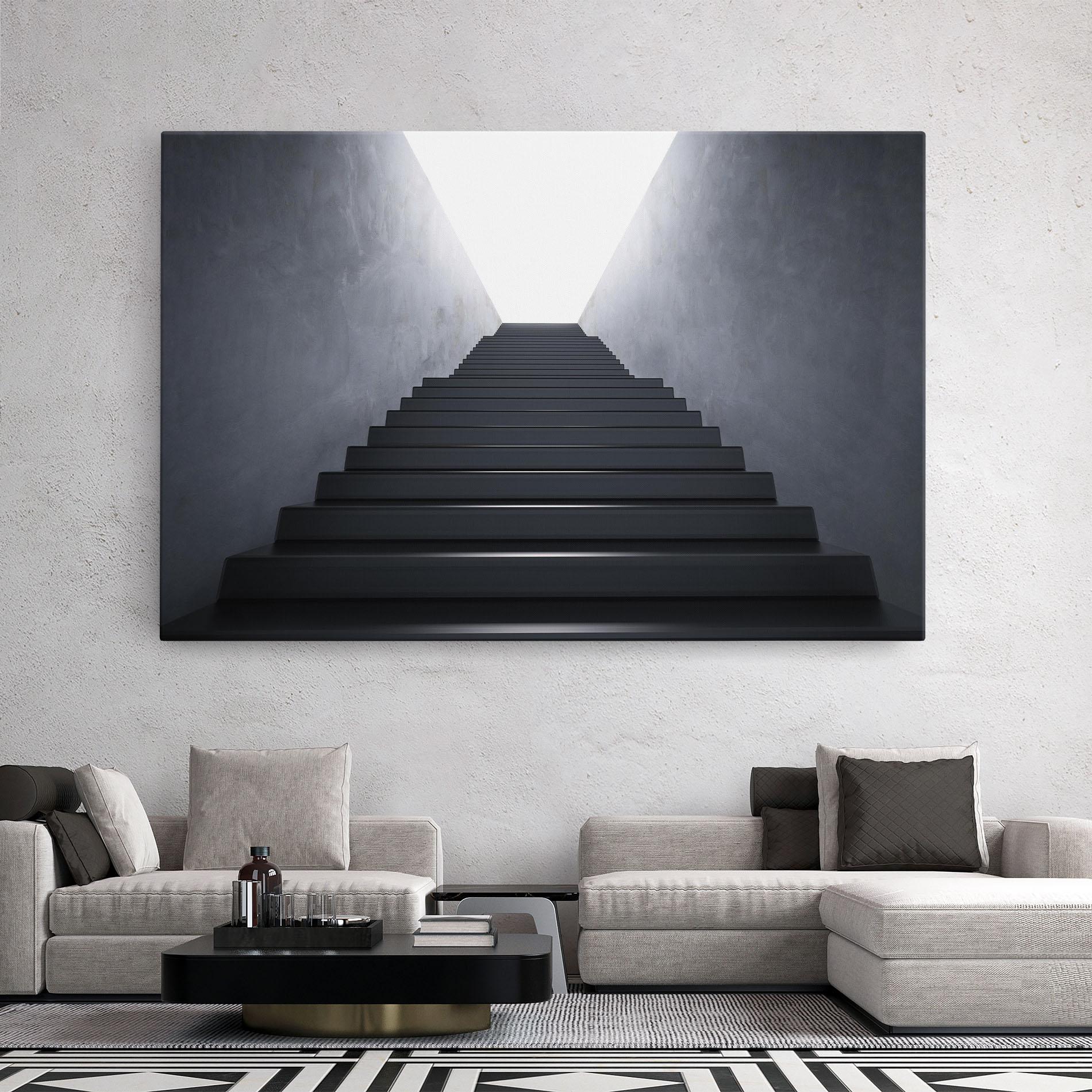 Tablou Canvas Empty Staircase mockup 2