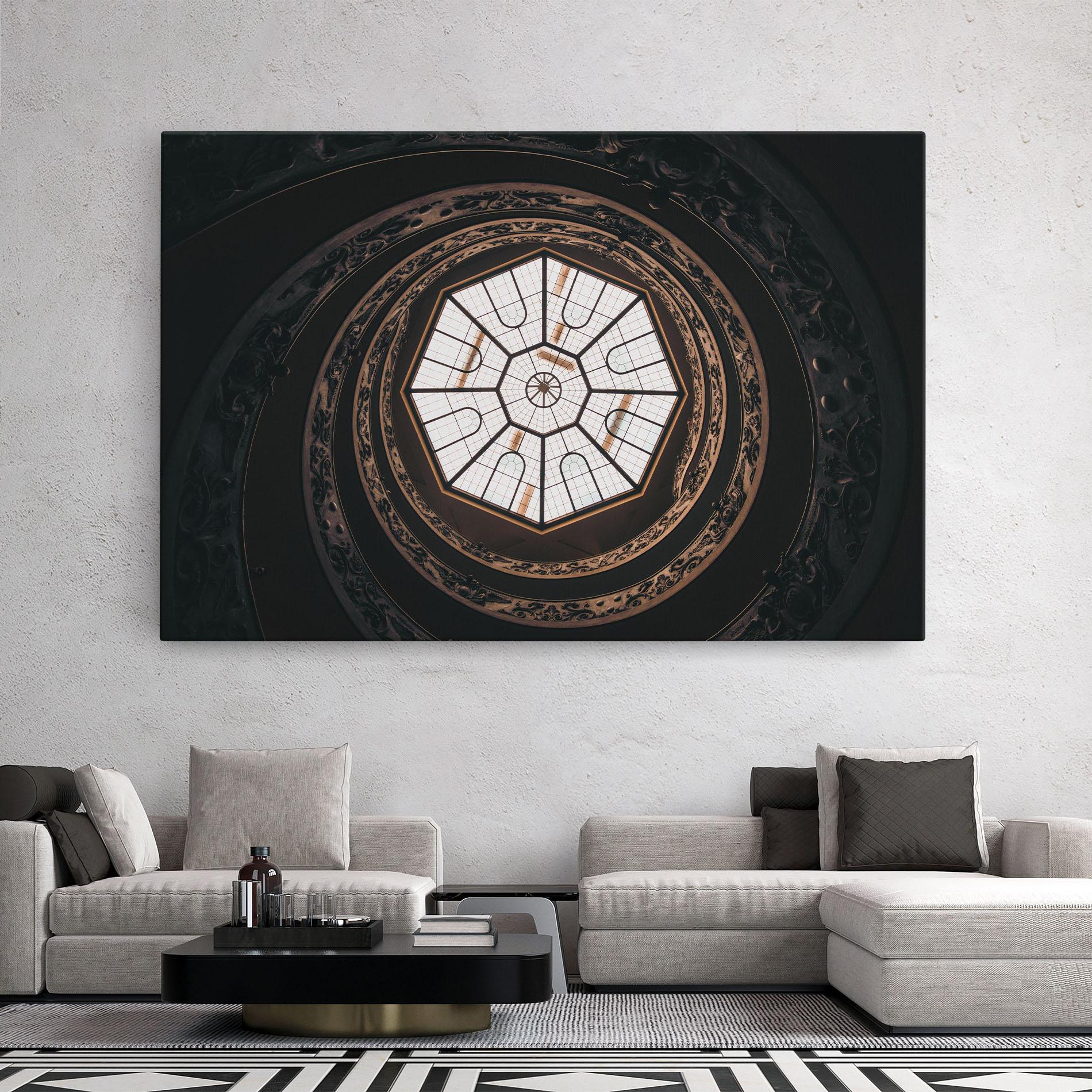 Tablou Canvas Museum Ceiling Daytime mockup 2