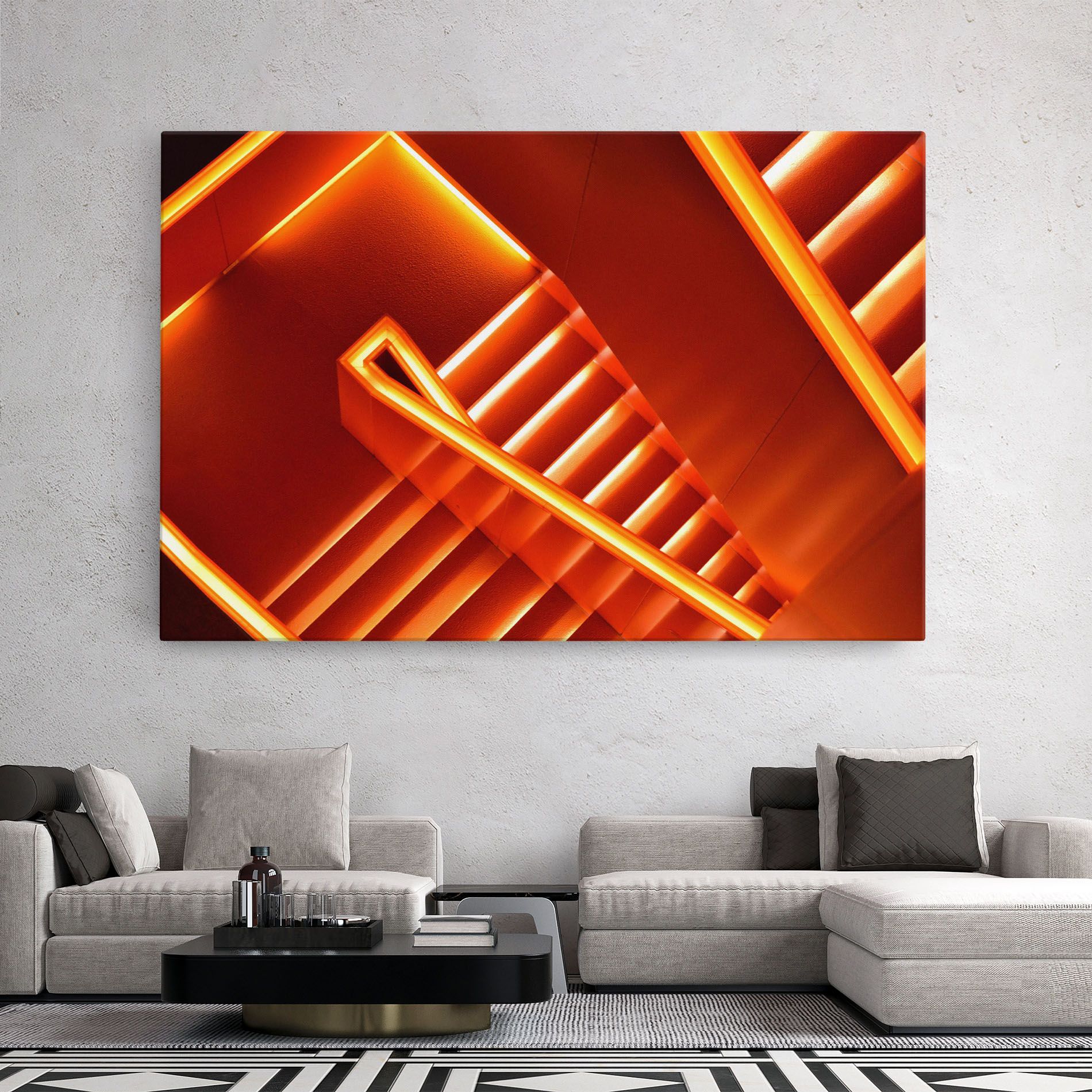 Orange Stairs mockup 2