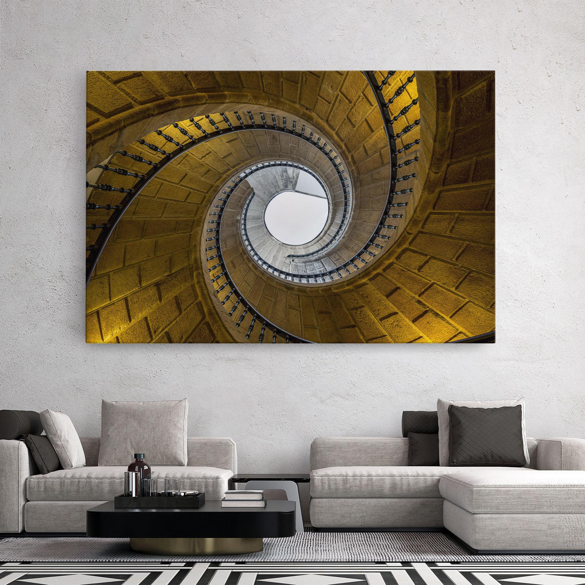 Tablou Canvas Triple Staircase mockup 2