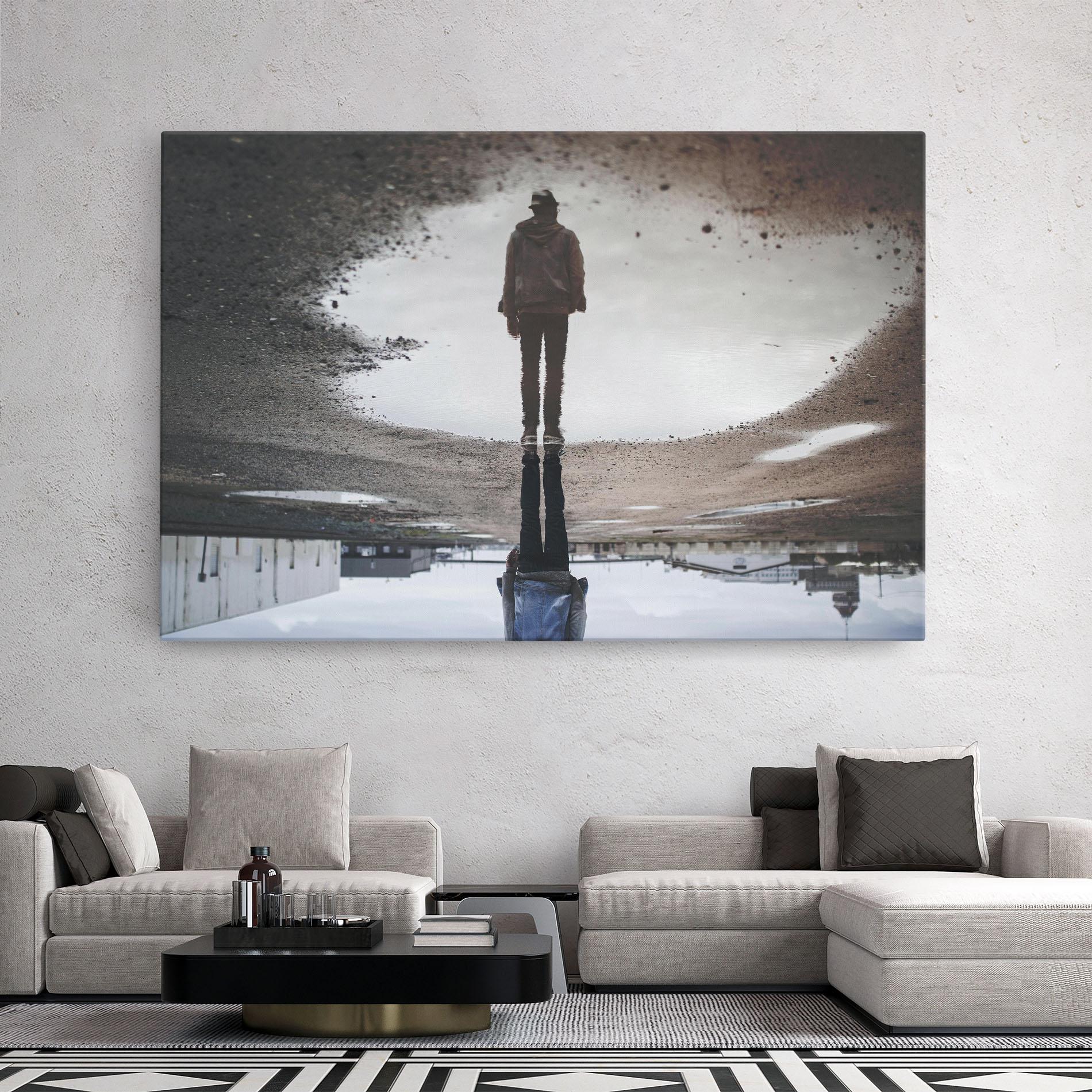 Tablou Canvas Water Refraction mockup 2