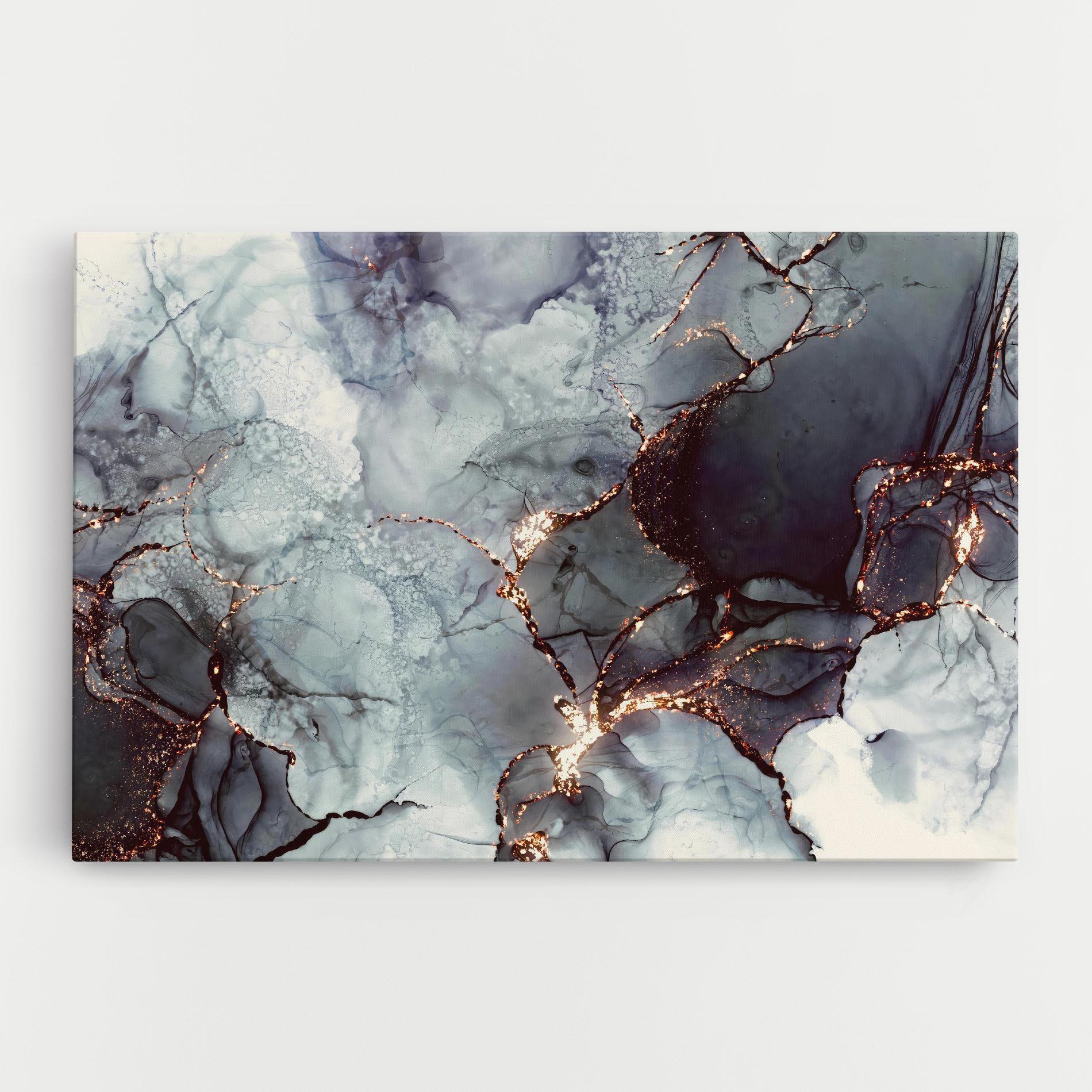 Tablou Canvas Abstract Gold Path mockup 0