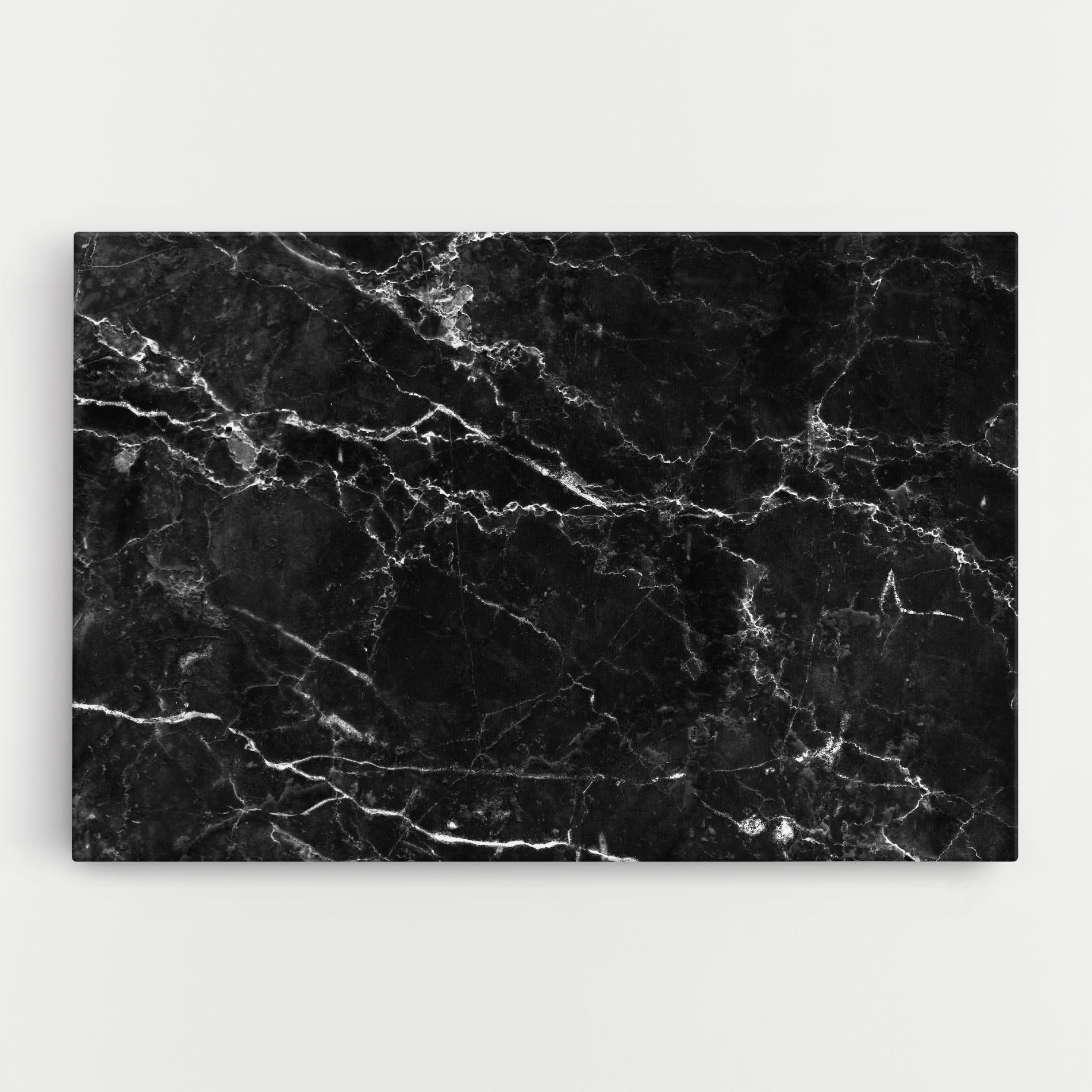 Tablou Canvas Black White Marble mockup 0