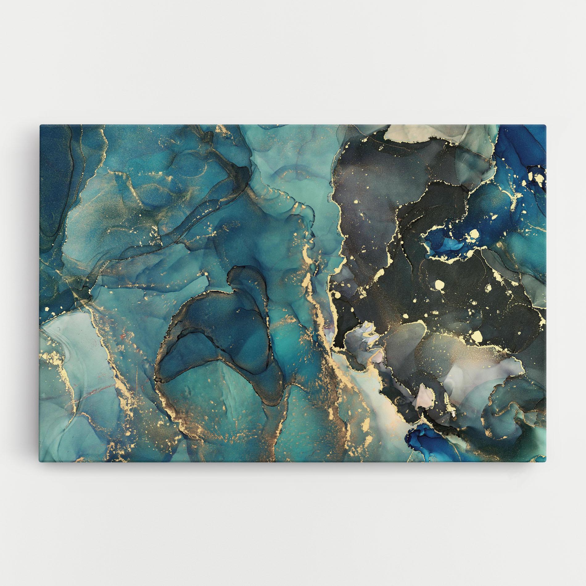 Tablou Canvas Blue Marble mockup 0