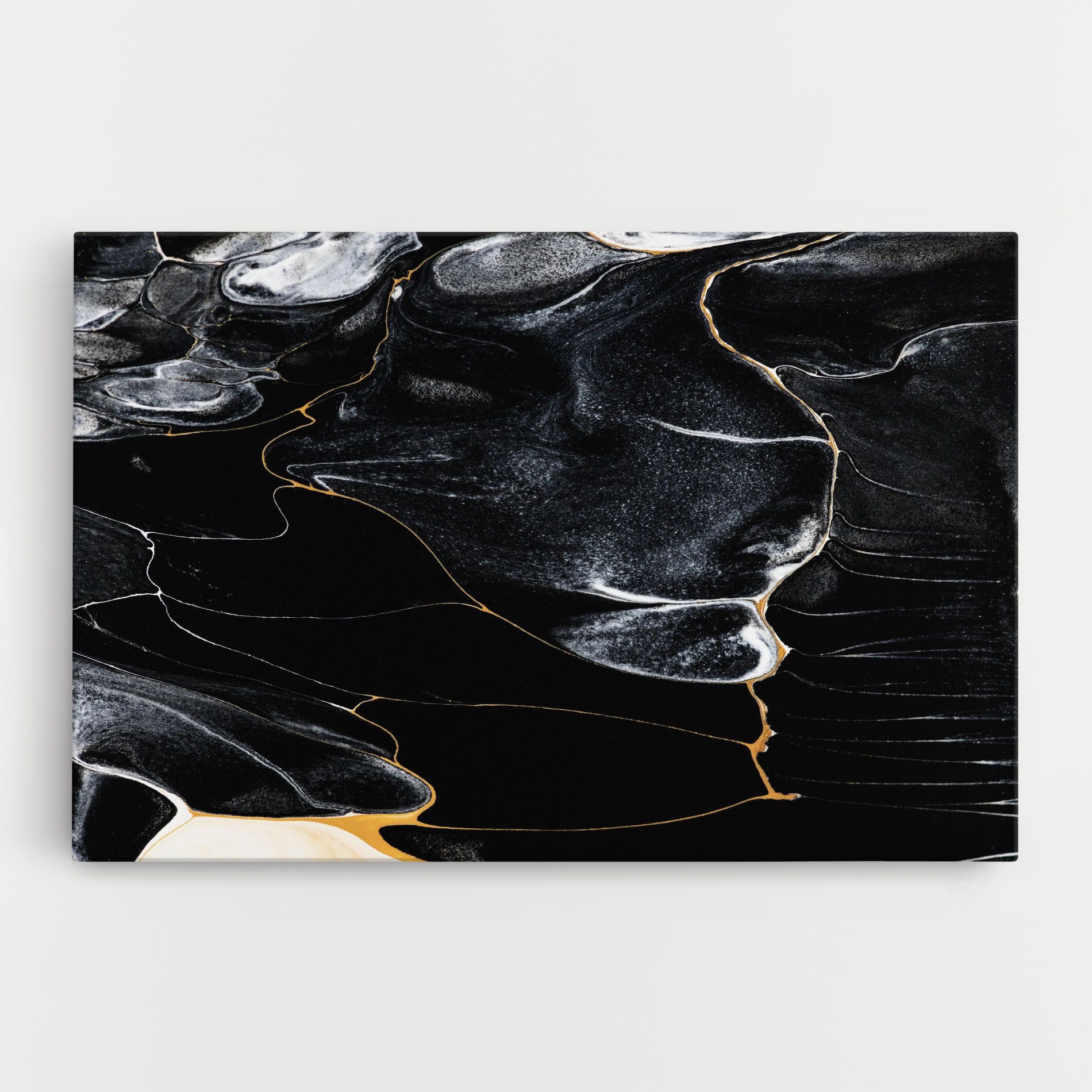 Gold Lines On Black mockup 0