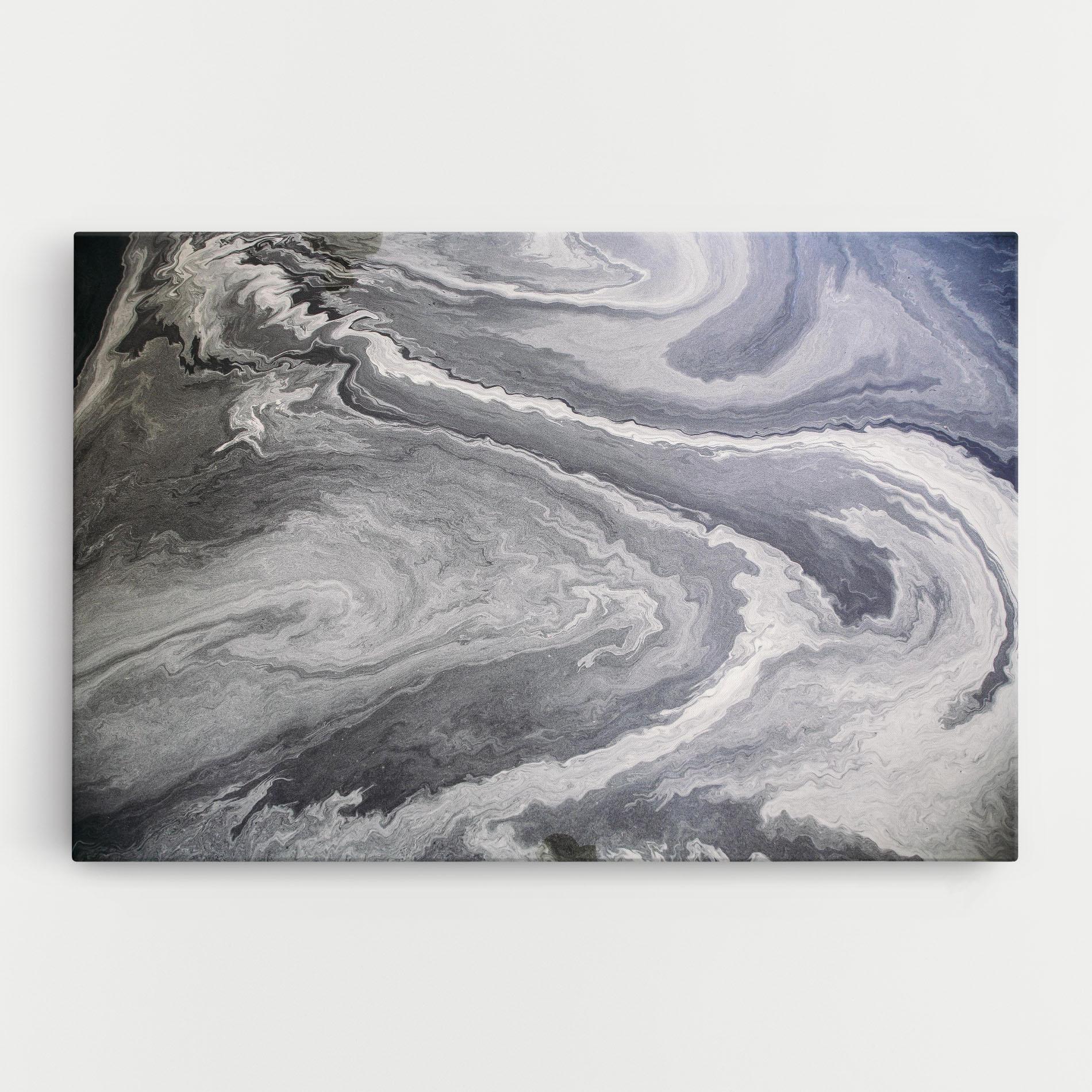Tablou Canvas Grey Liquid Marble mockup 0
