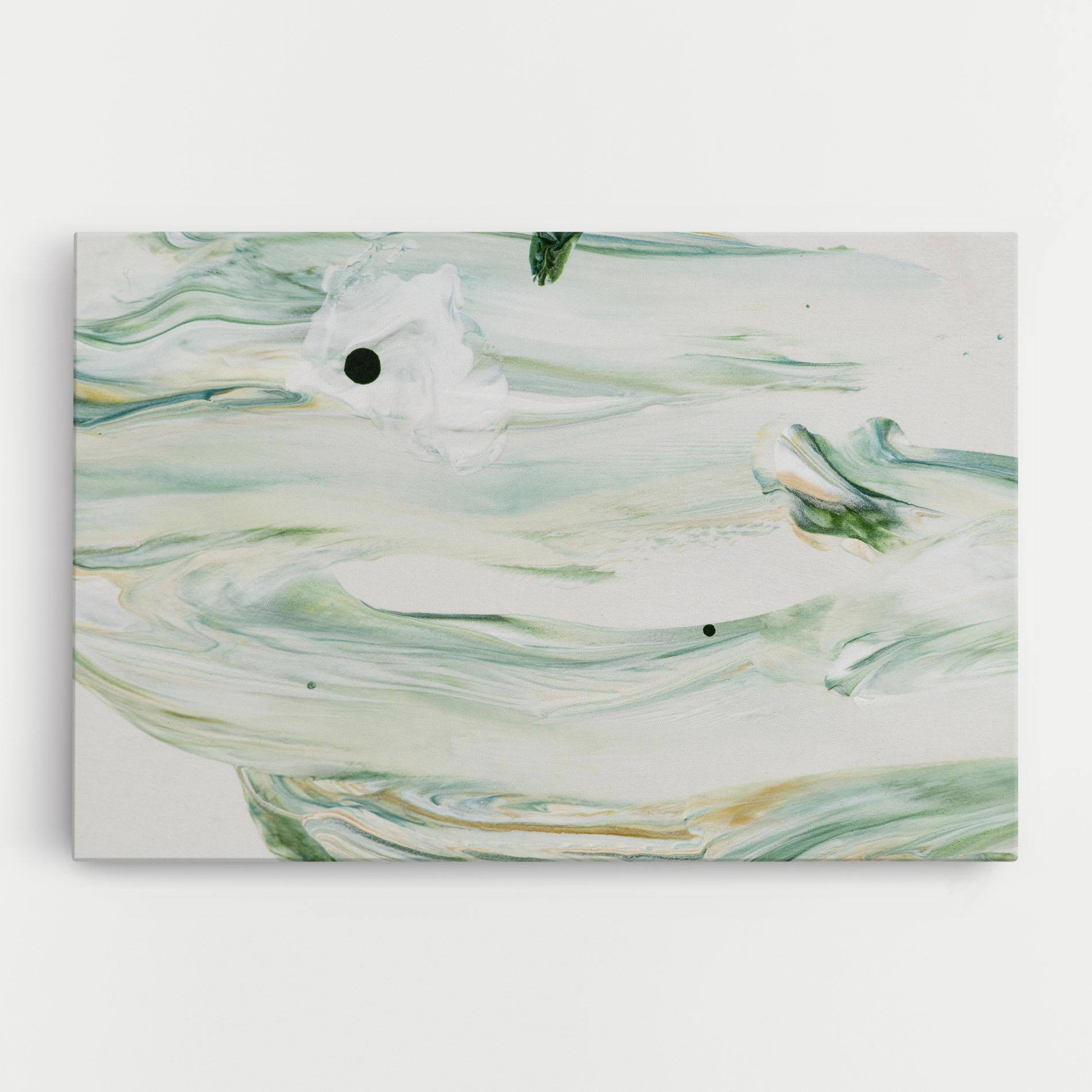 Tablou Canvas Light Green Painting mockup 0