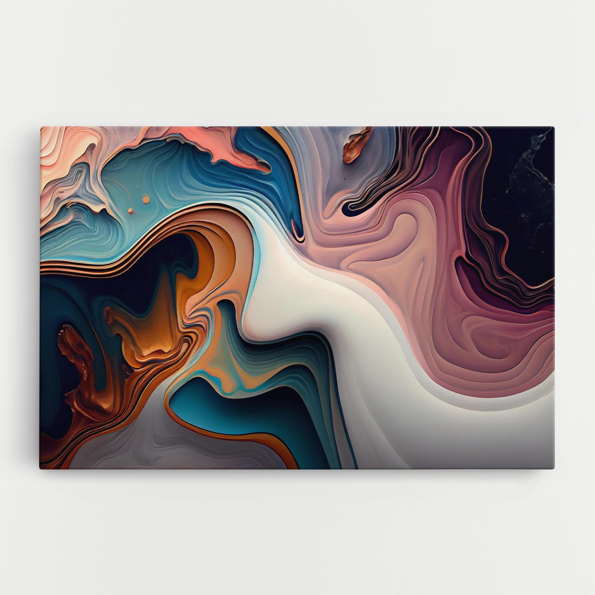 Tablou Canvas Mixed Colors Marble mockup 0
