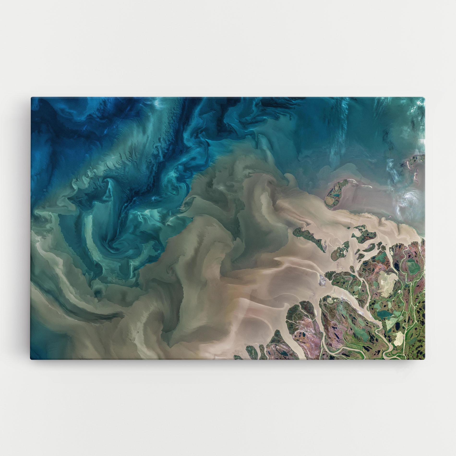 Tablou Canvas Ocean Blue Marble mockup 0