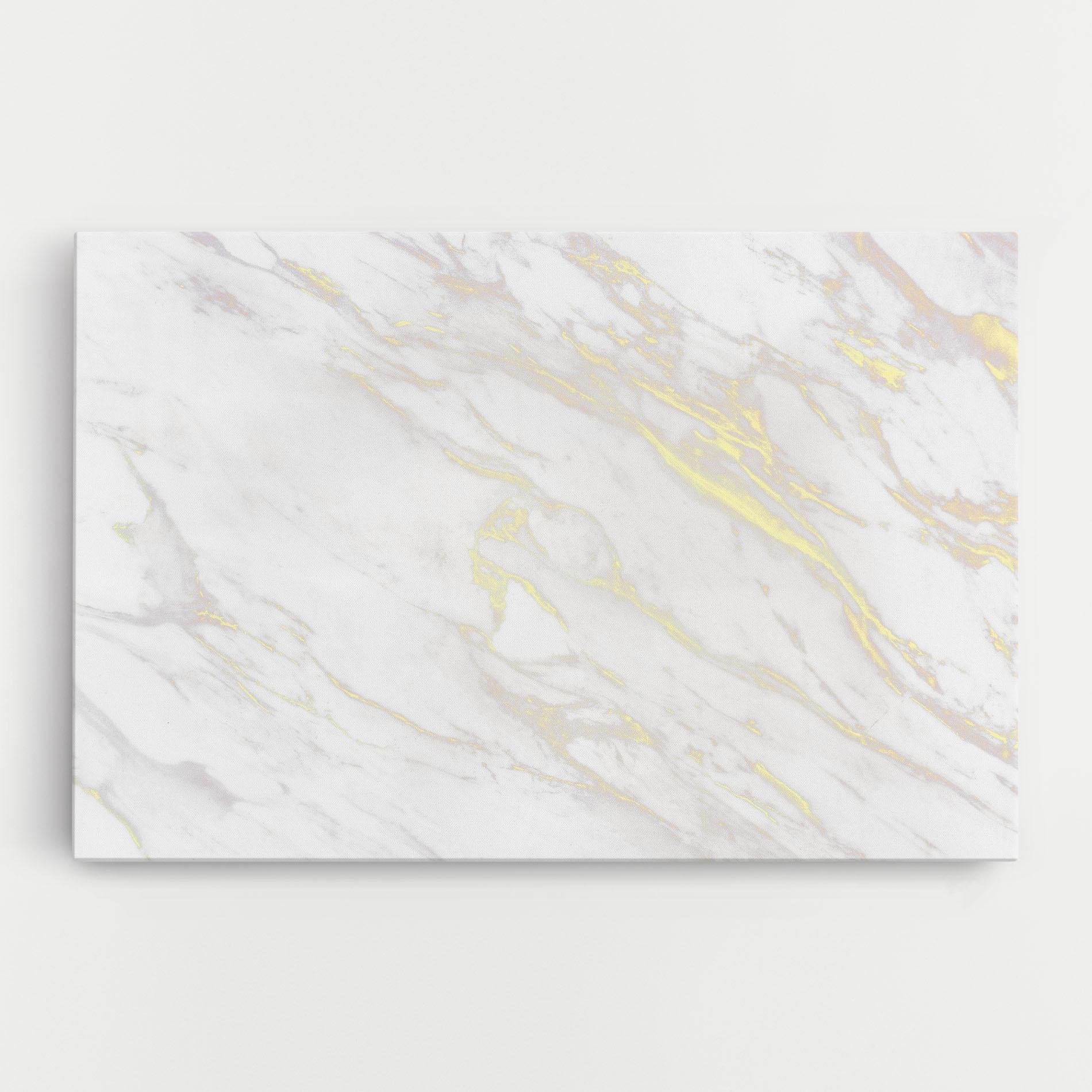 Tablou Canvas White Gold Lines mockup 0