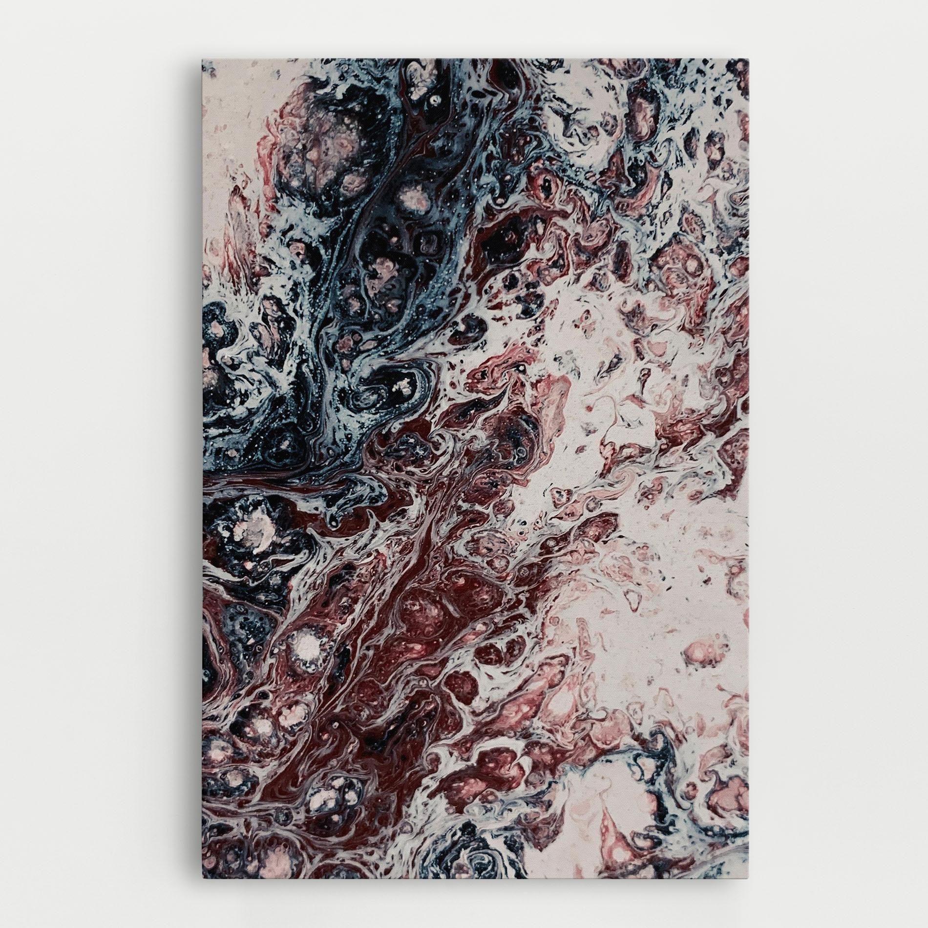 Tablou Canvas Abstract Dark Red mockup 0