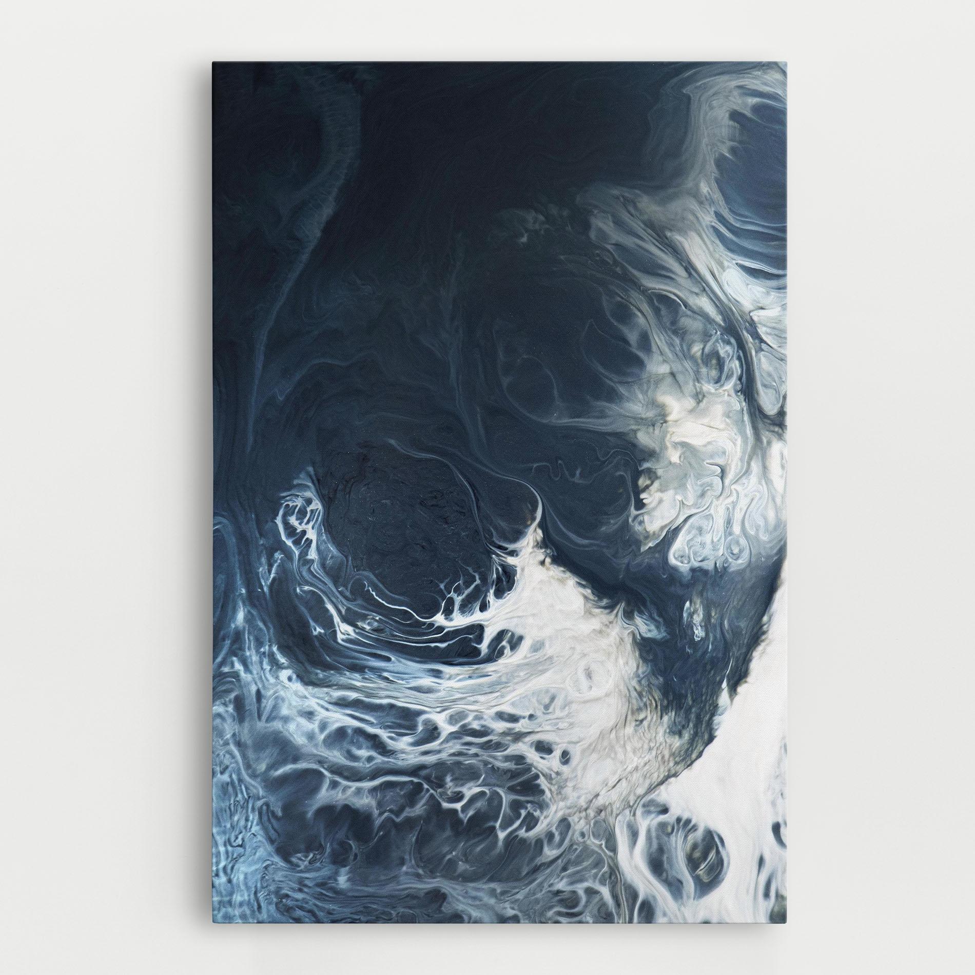 Tablou Canvas Dark Blue Wave mockup 0