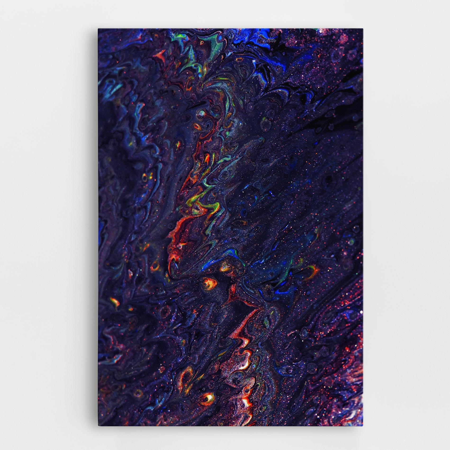 Tablou Canvas Dark Purple Texture mockup 0