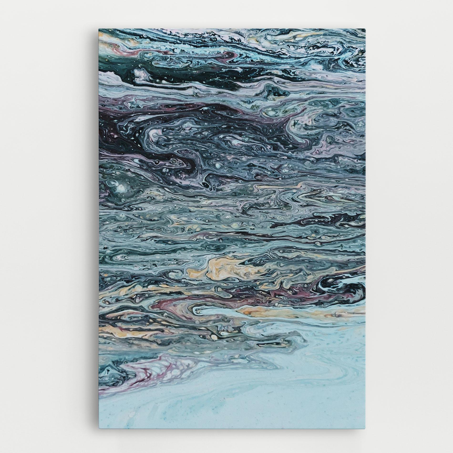 Tablou Canvas Light Blue Abstract mockup 0