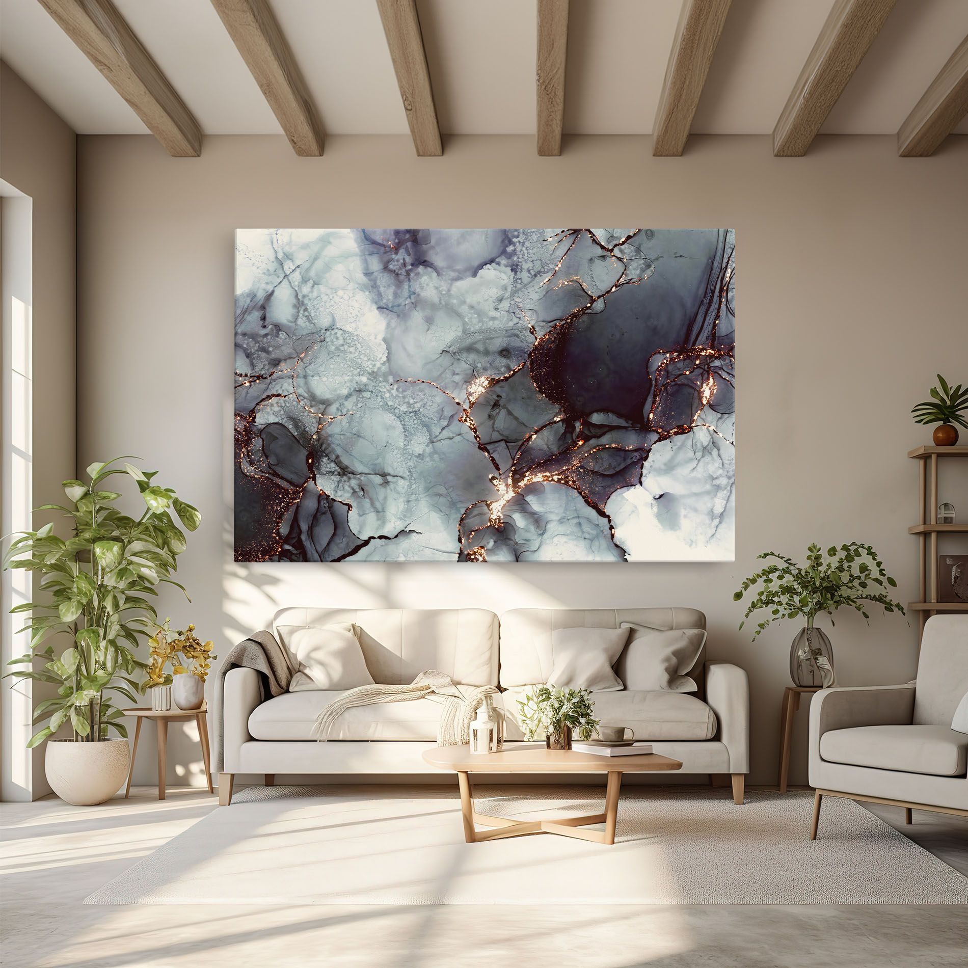 Abstract Gold Path mockup 6