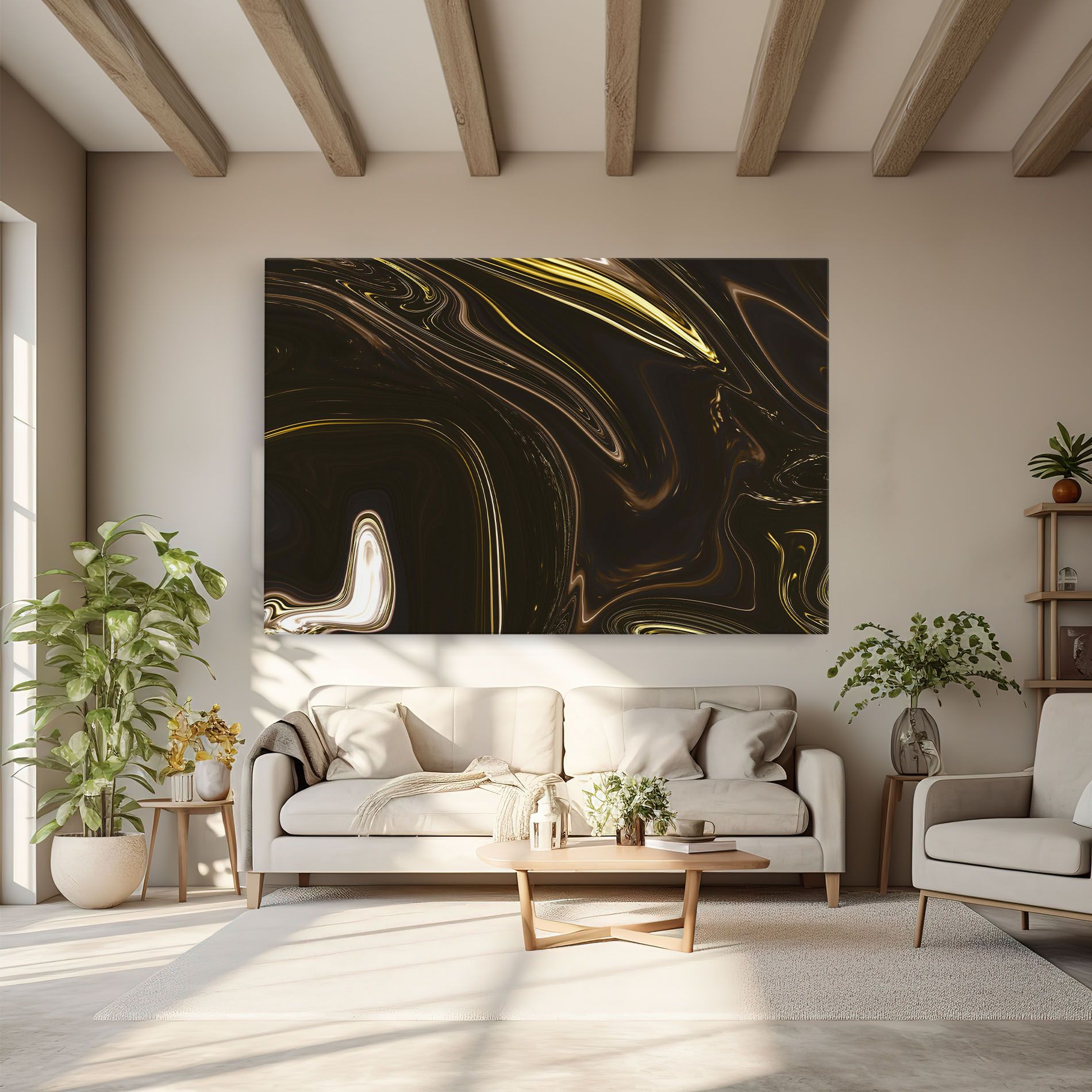 Black Gold Marble mockup 6