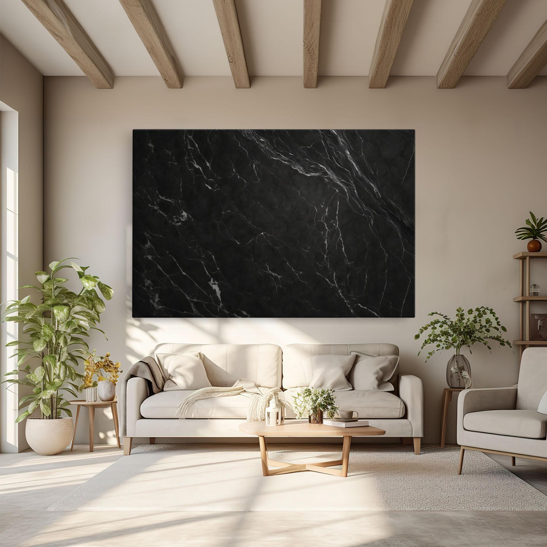 Tablou Canvas Black Marble mockup 6