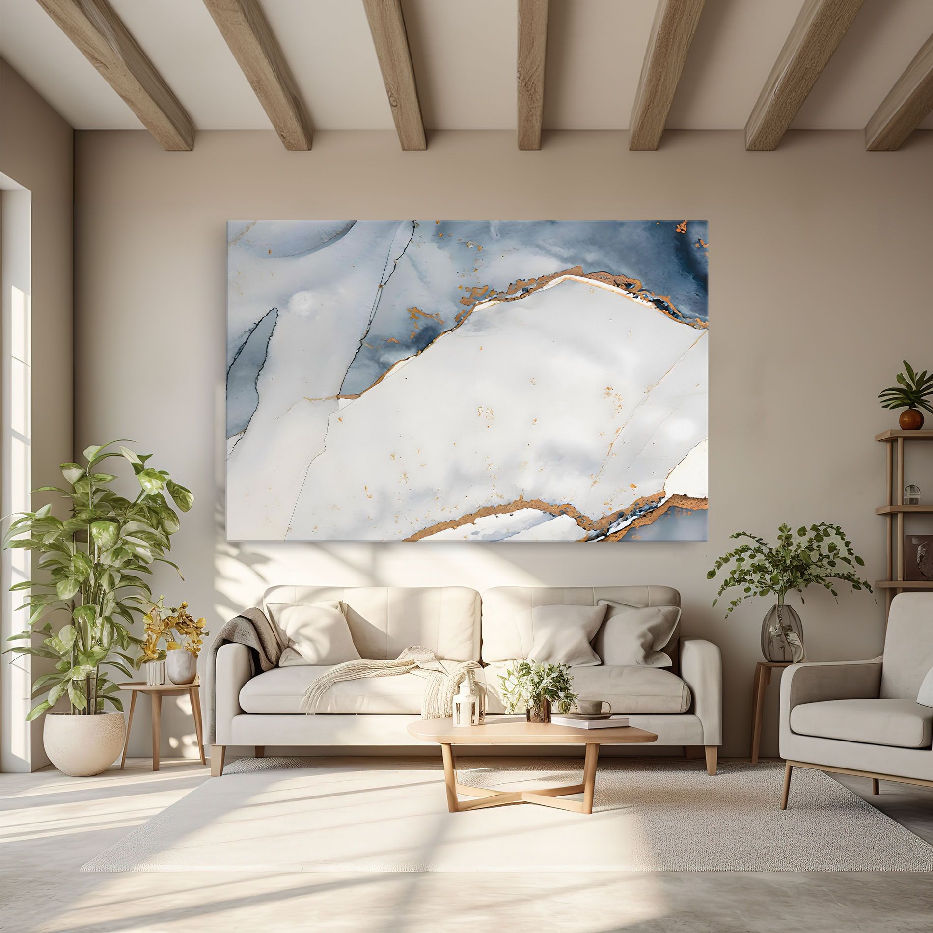 Blue Watercolor mockup 6