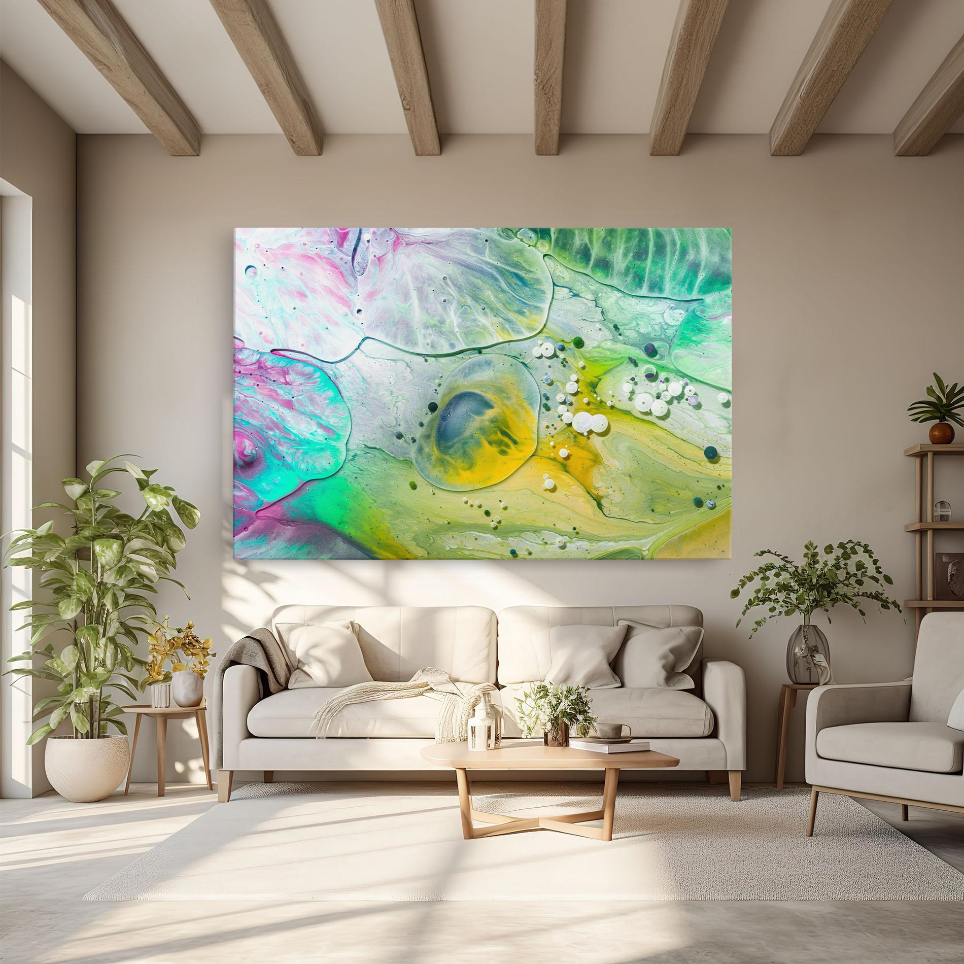 Tablou Canvas Mix Color Ink mockup 6