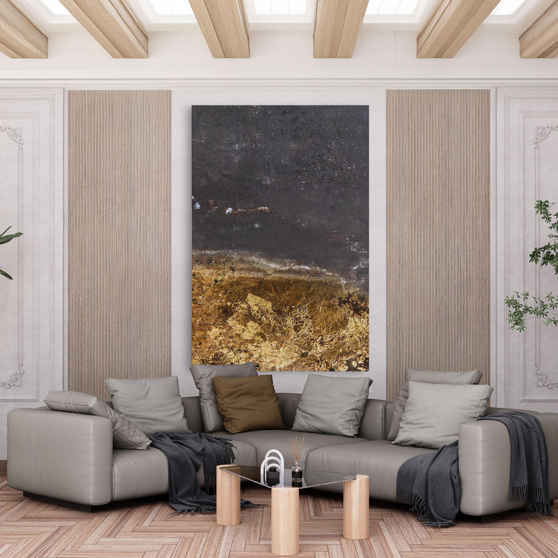 Tablou Canvas Gold Dark Grey mockup 6