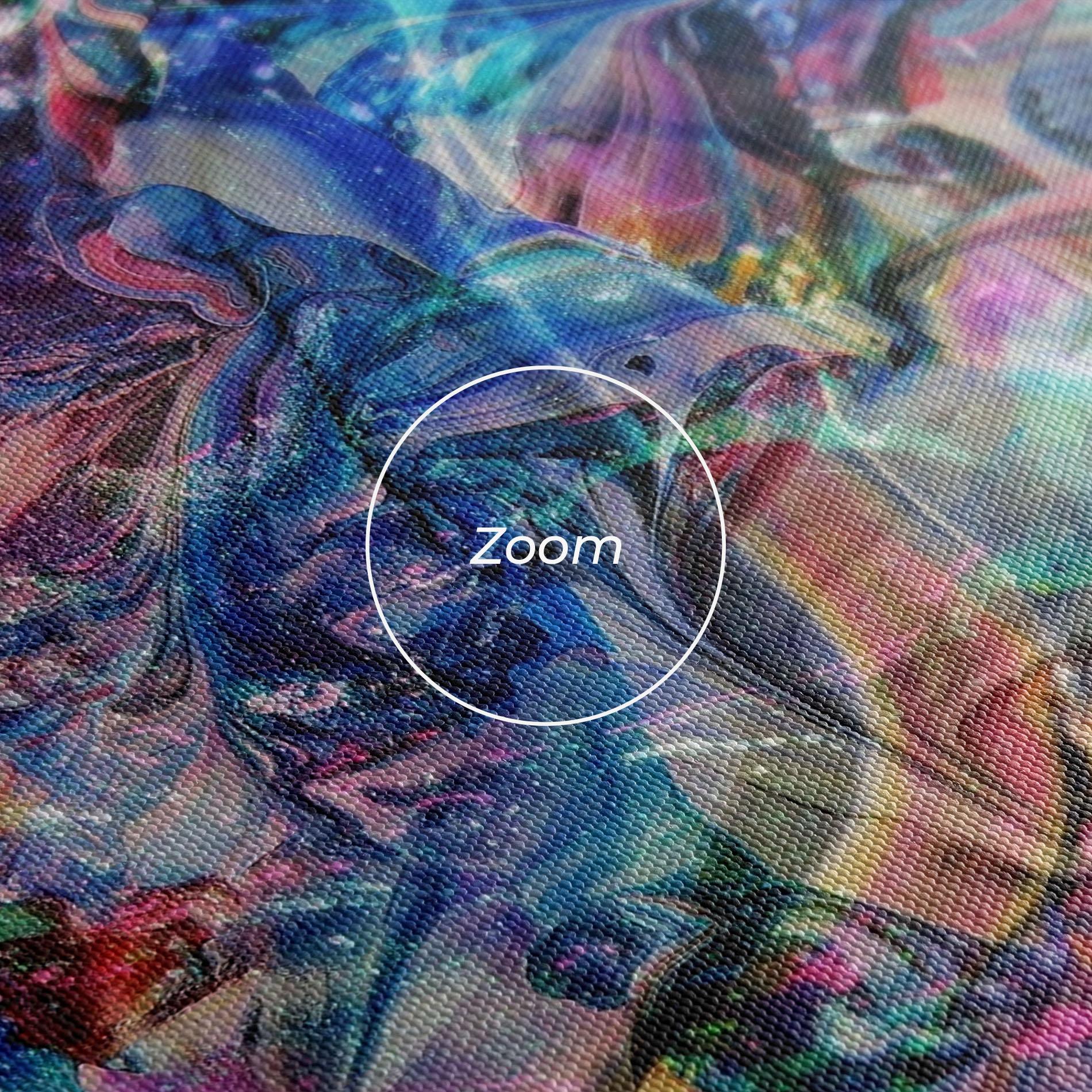 Tablou Canvas Abstract Colourful Glass mockup 3