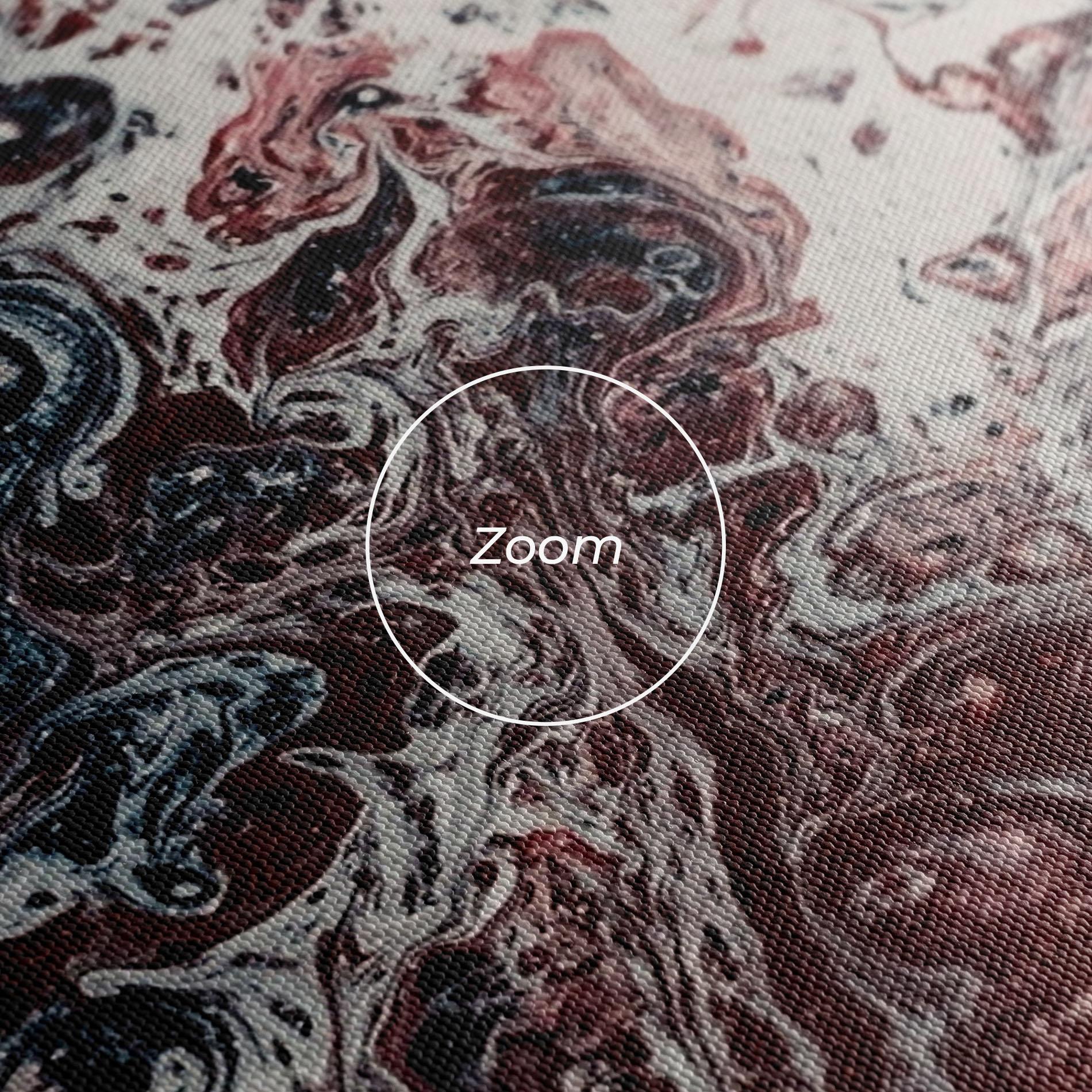 Tablou Canvas Abstract Dark Red mockup 3