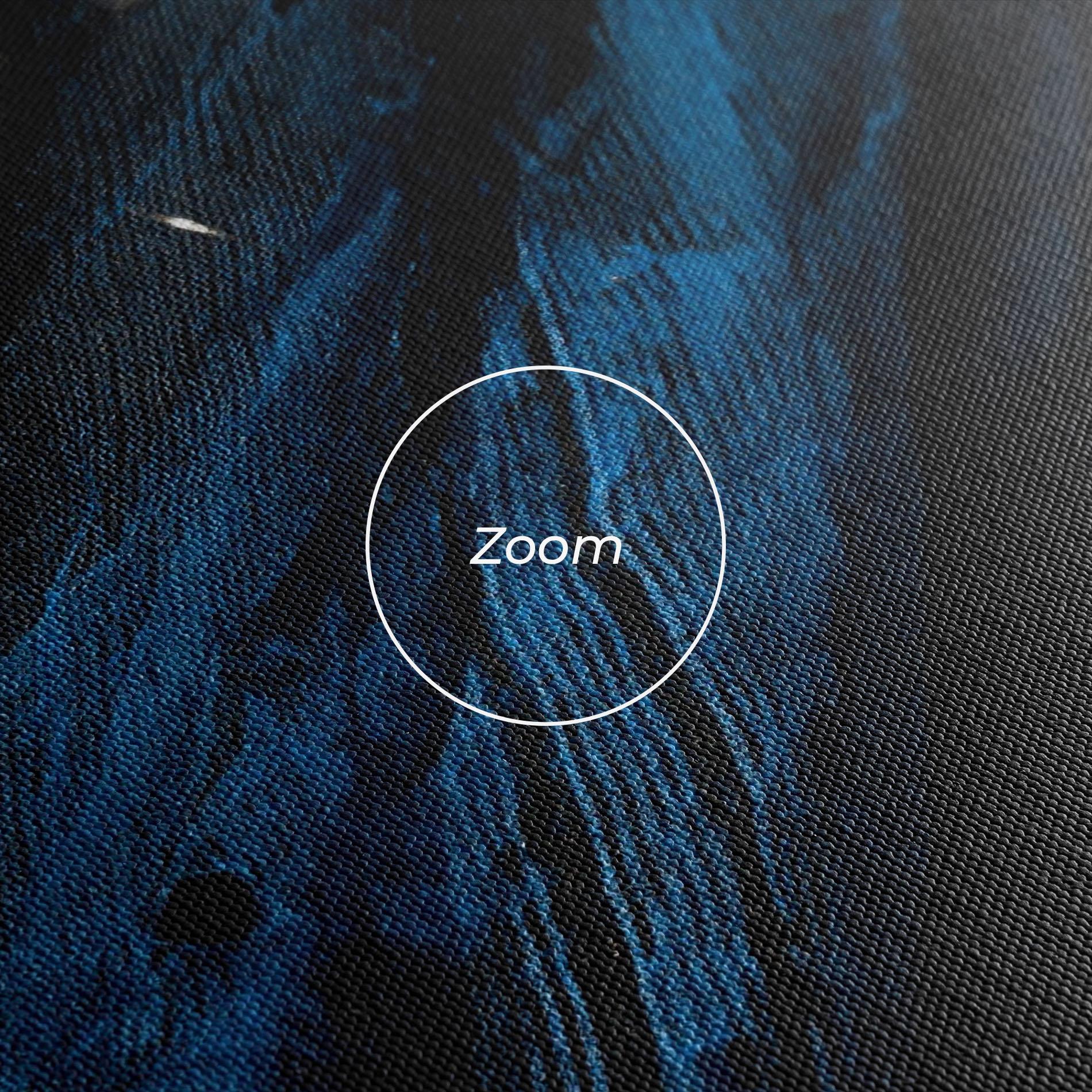 Tablou Canvas Blue Lines mockup 3