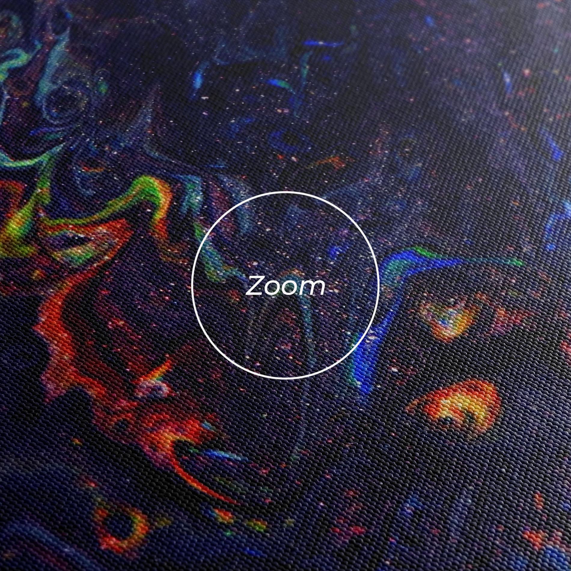 Tablou Canvas Dark Purple Texture mockup 3