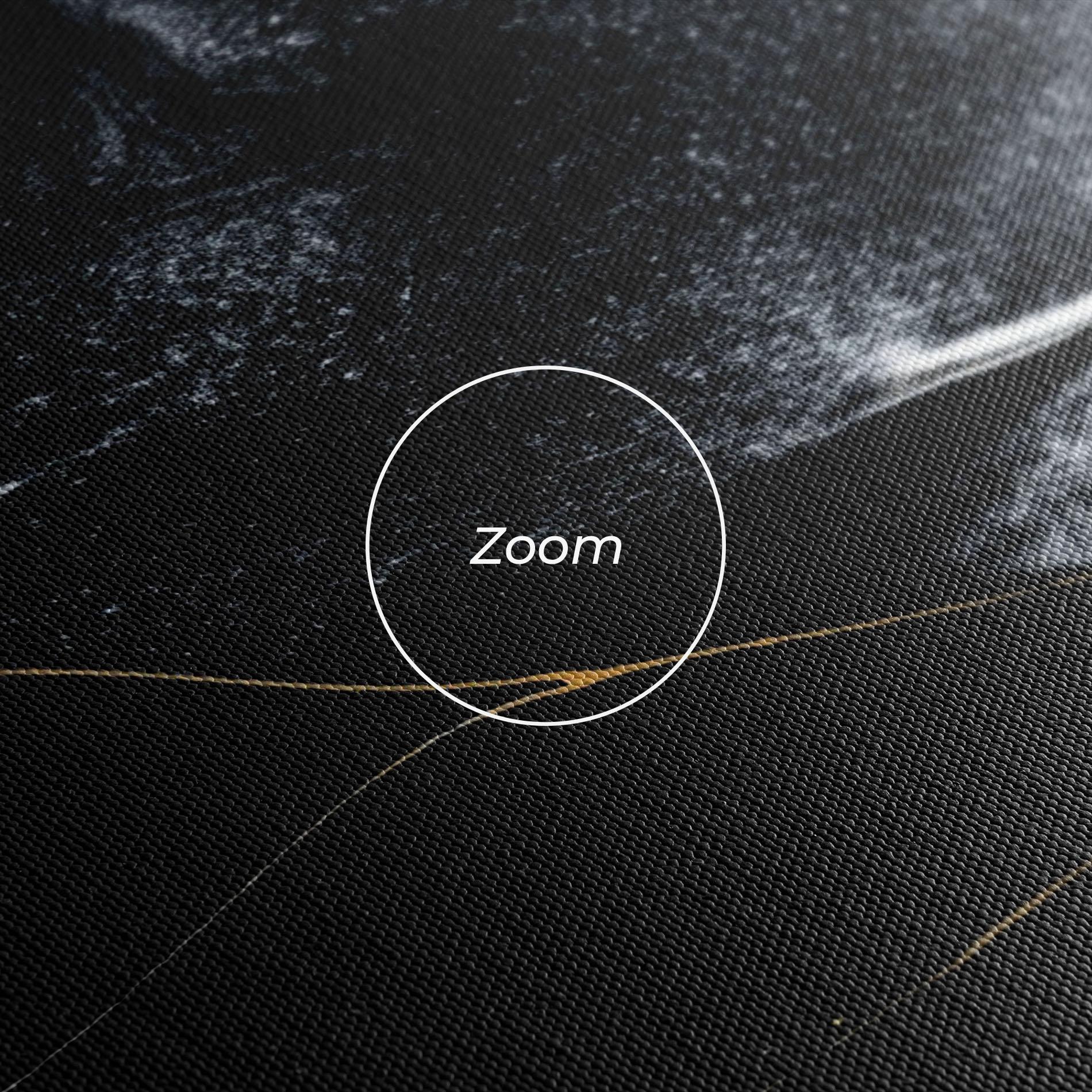 Tablou Canvas Gold Lines On Black mockup 3