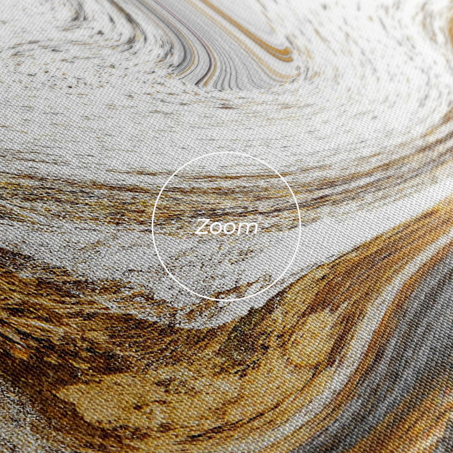 Tablou Canvas Gold White Liquid mockup 3