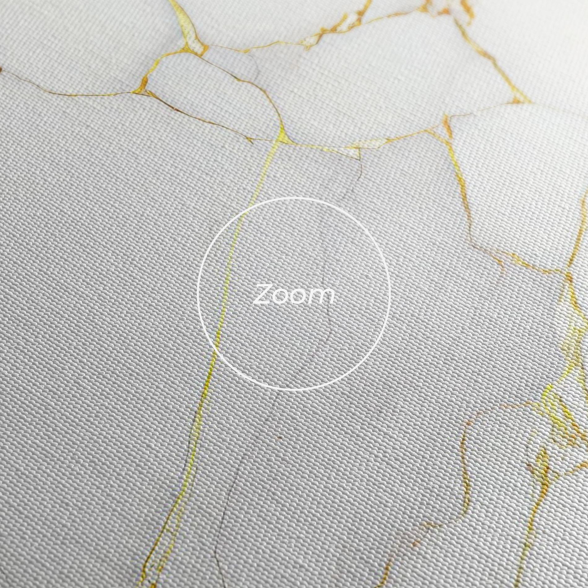 Tablou Canvas White Grey Golden Lines mockup 3