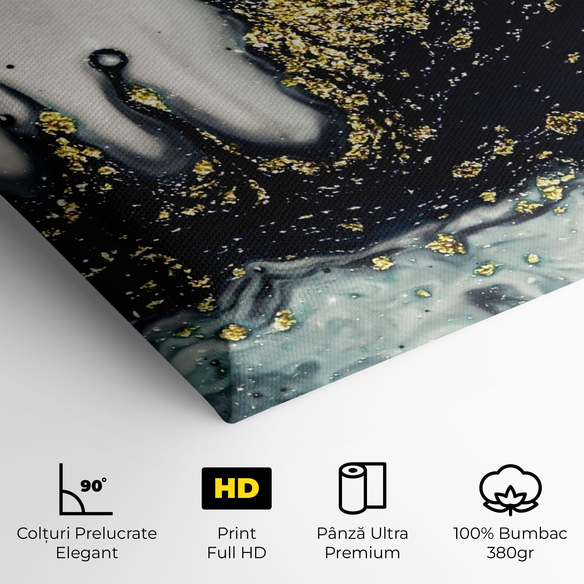 Tablou Canvas Abstract Black mockup 4