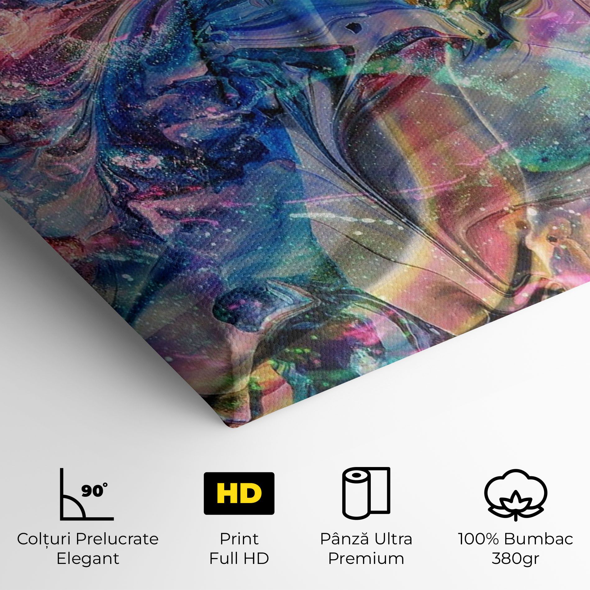 Abstract Colourful Glass mockup 4