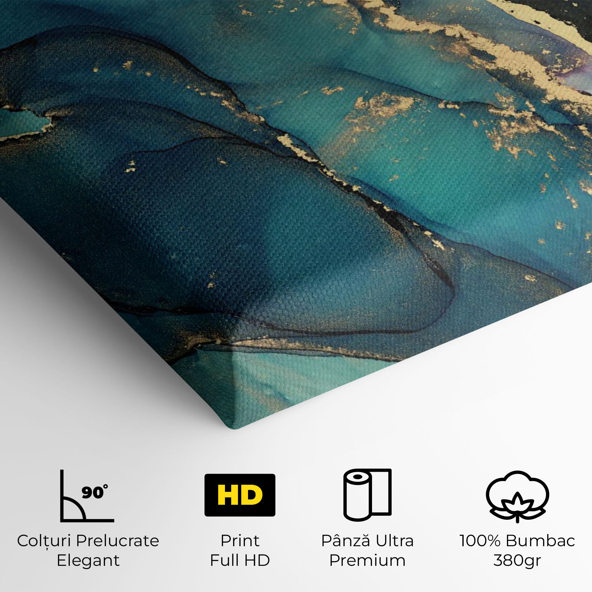 Tablou Canvas Blue Marble mockup 4