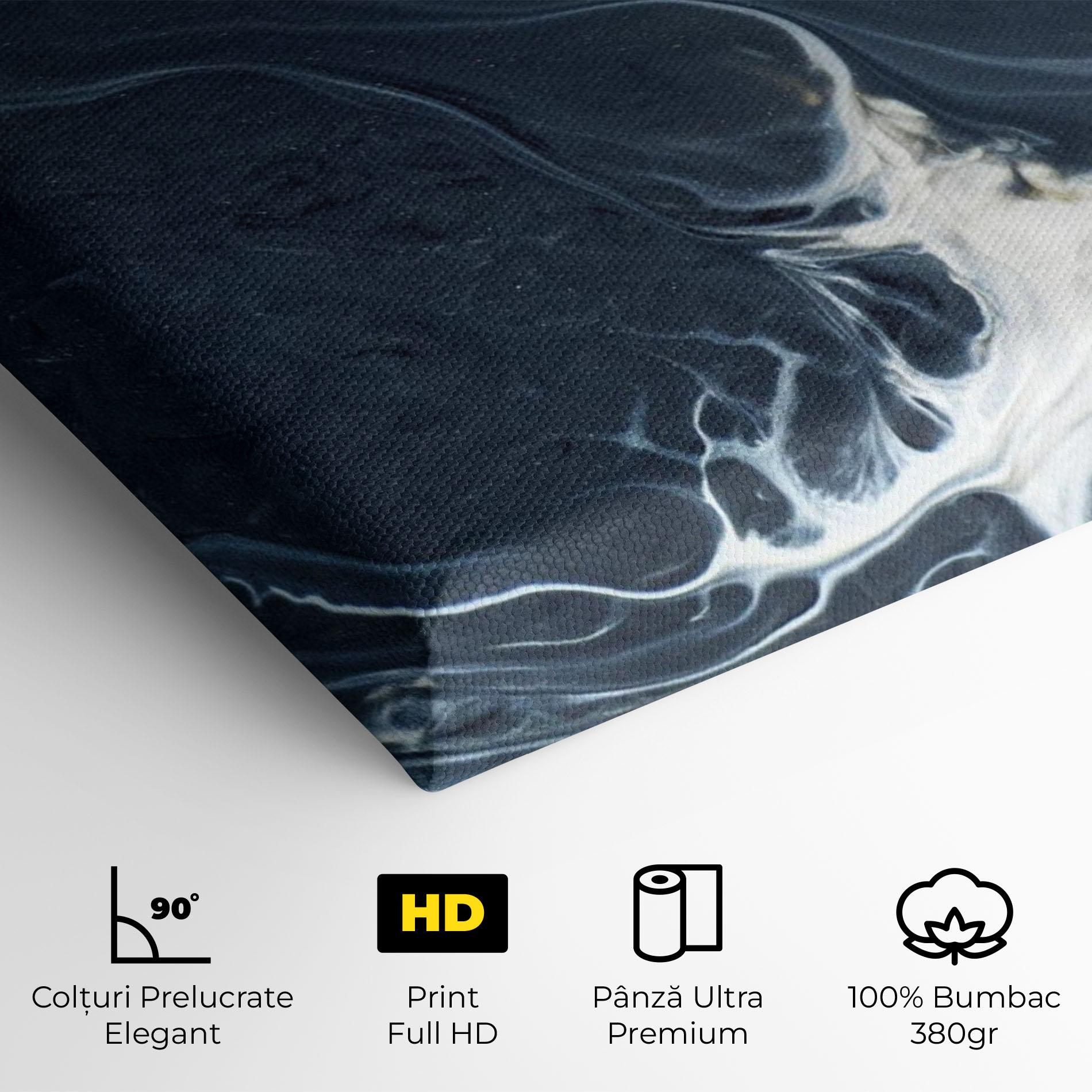 Tablou Canvas Dark Blue Wave mockup 4