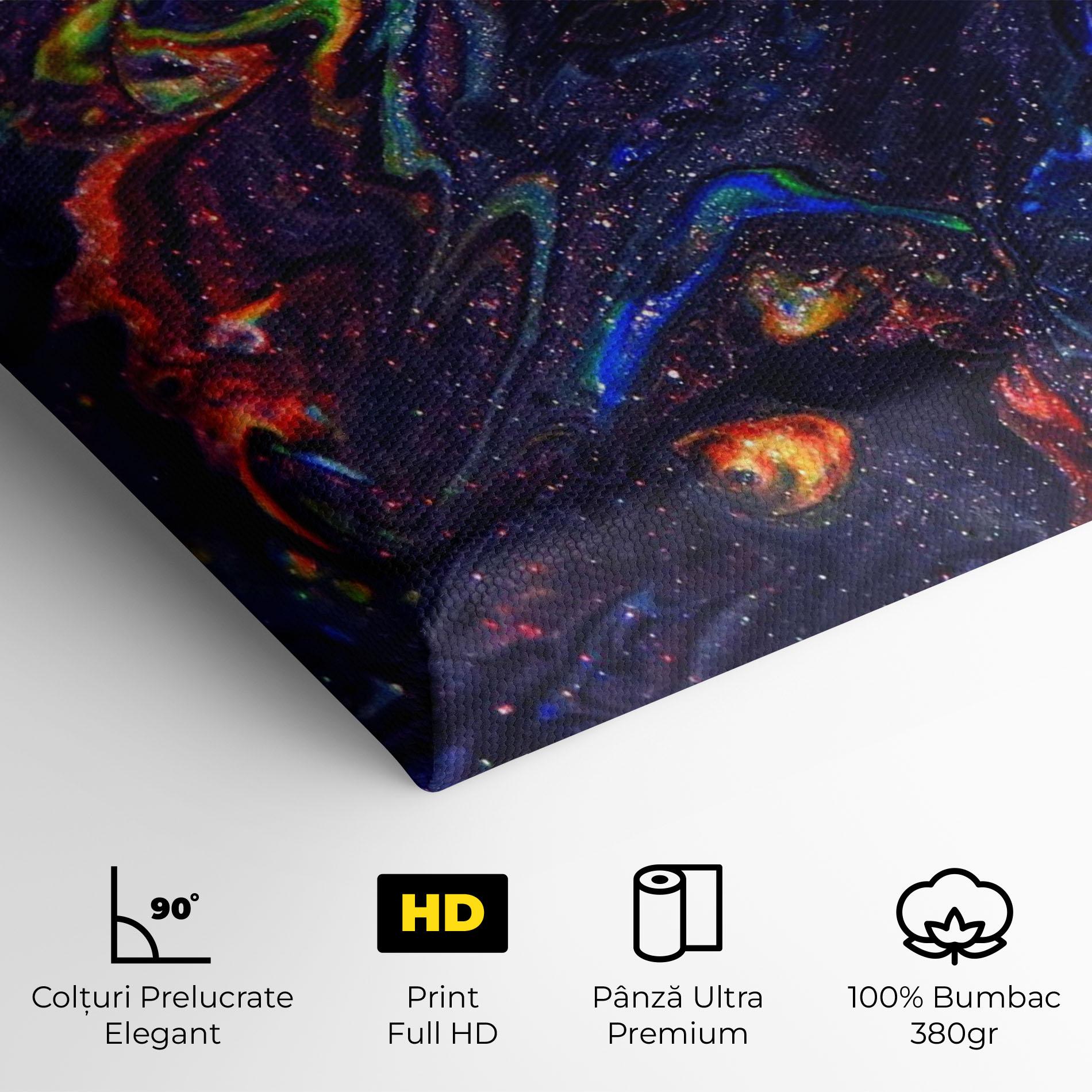 Tablou Canvas Dark Purple Texture mockup 4