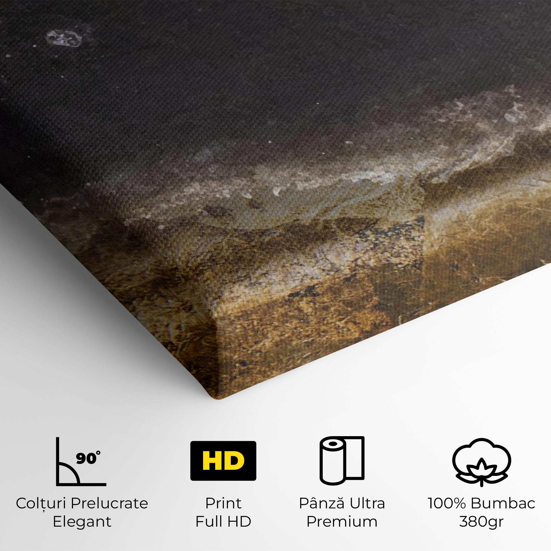 Tablou Canvas Gold Dark Grey mockup 4