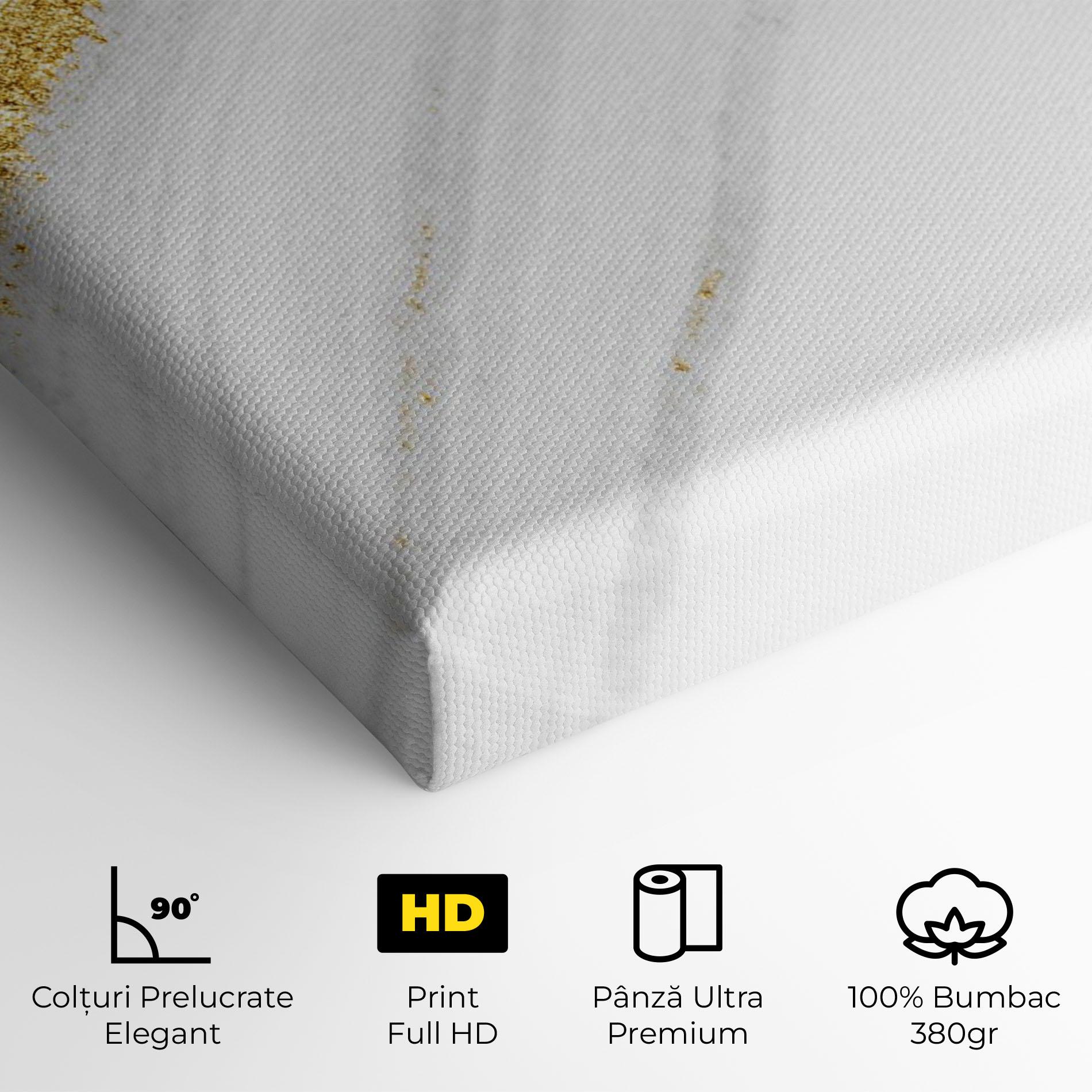 Tablou Canvas Gold Glitter Liquid mockup 4