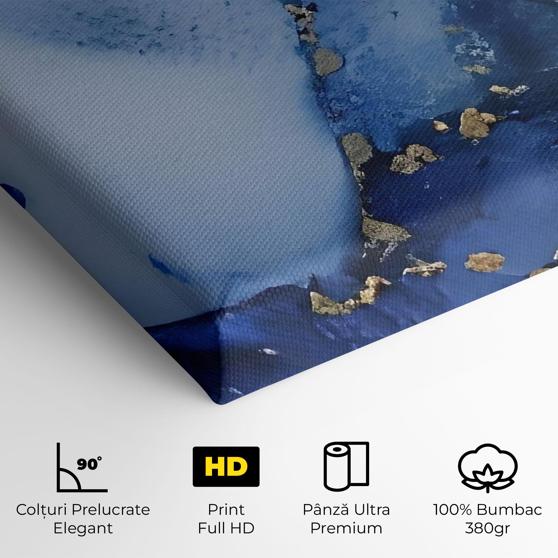 Tablou Canvas Green Paint Marble mockup 4