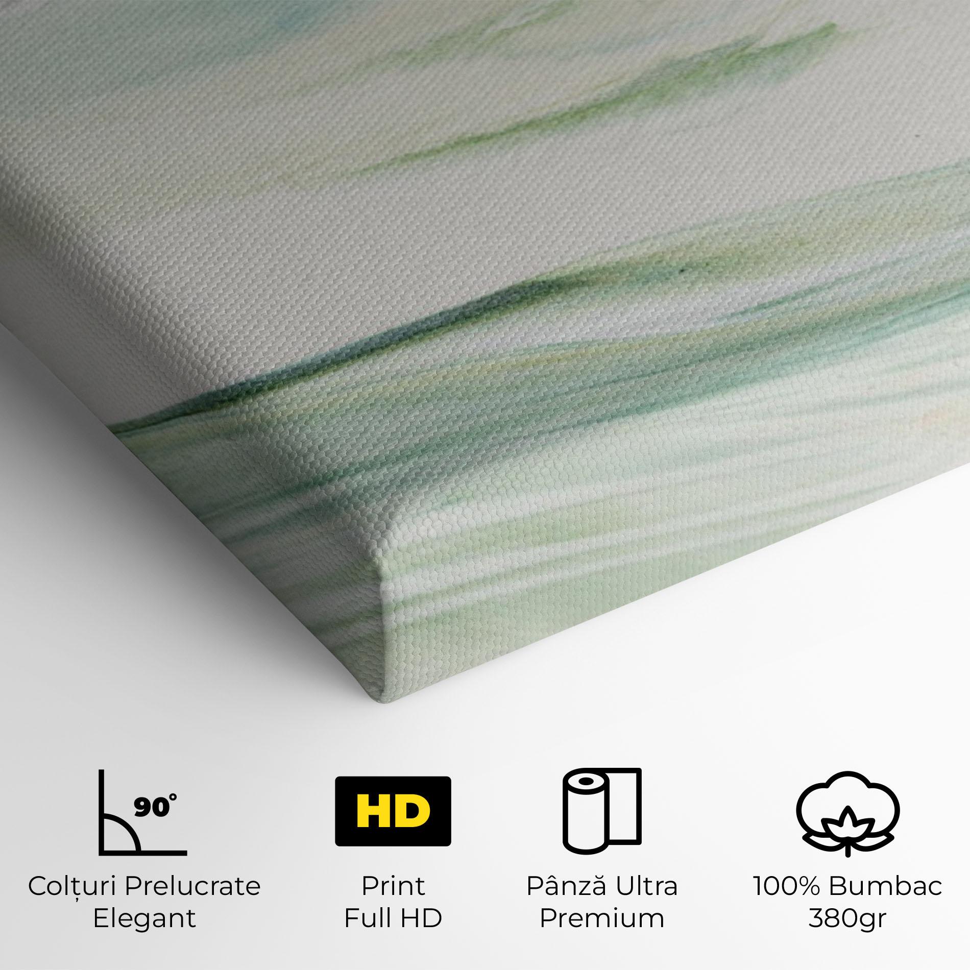 Tablou Canvas Light Green Painting mockup 4