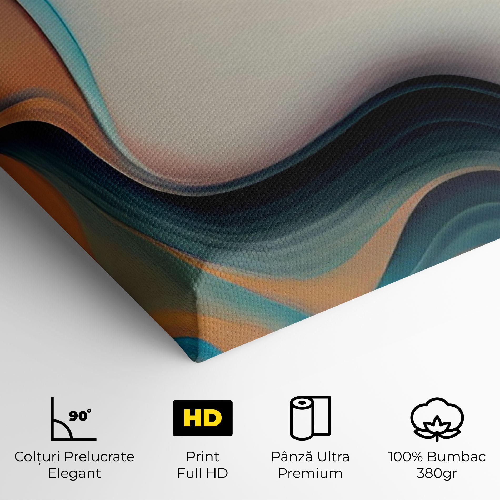 Tablou Canvas Mixed Colors Marble mockup 4