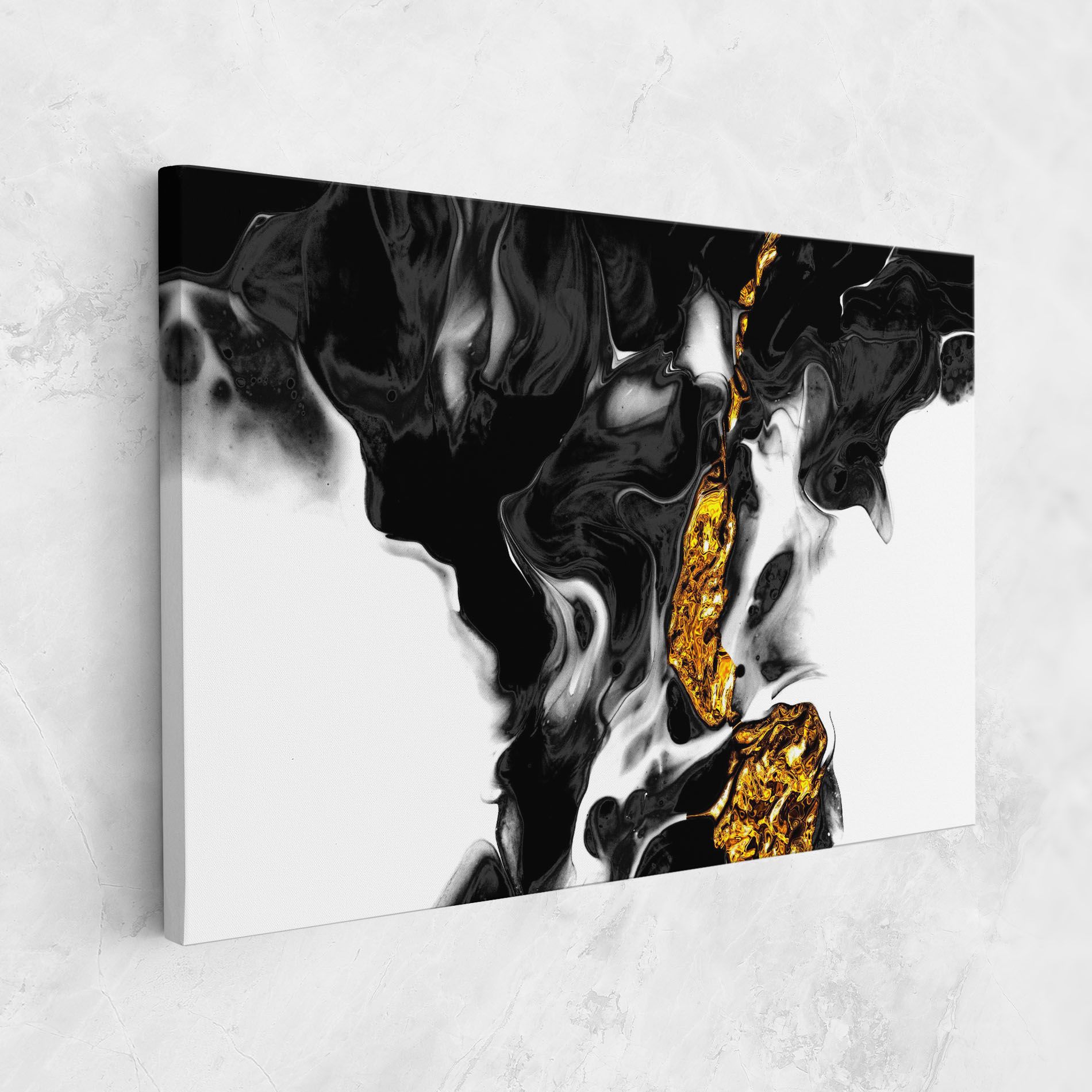 Abstract Black And Gold mockup 1