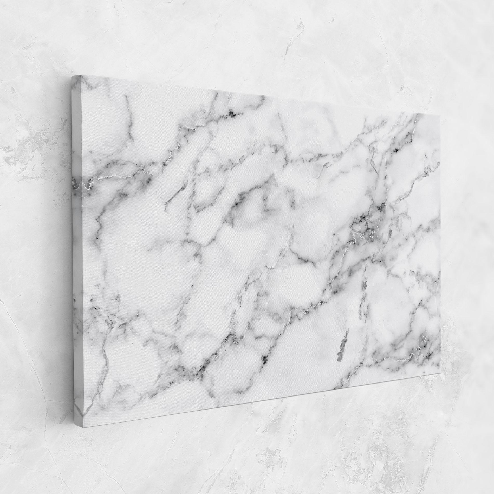 Tablou Canvas Basic White Marble mockup 1