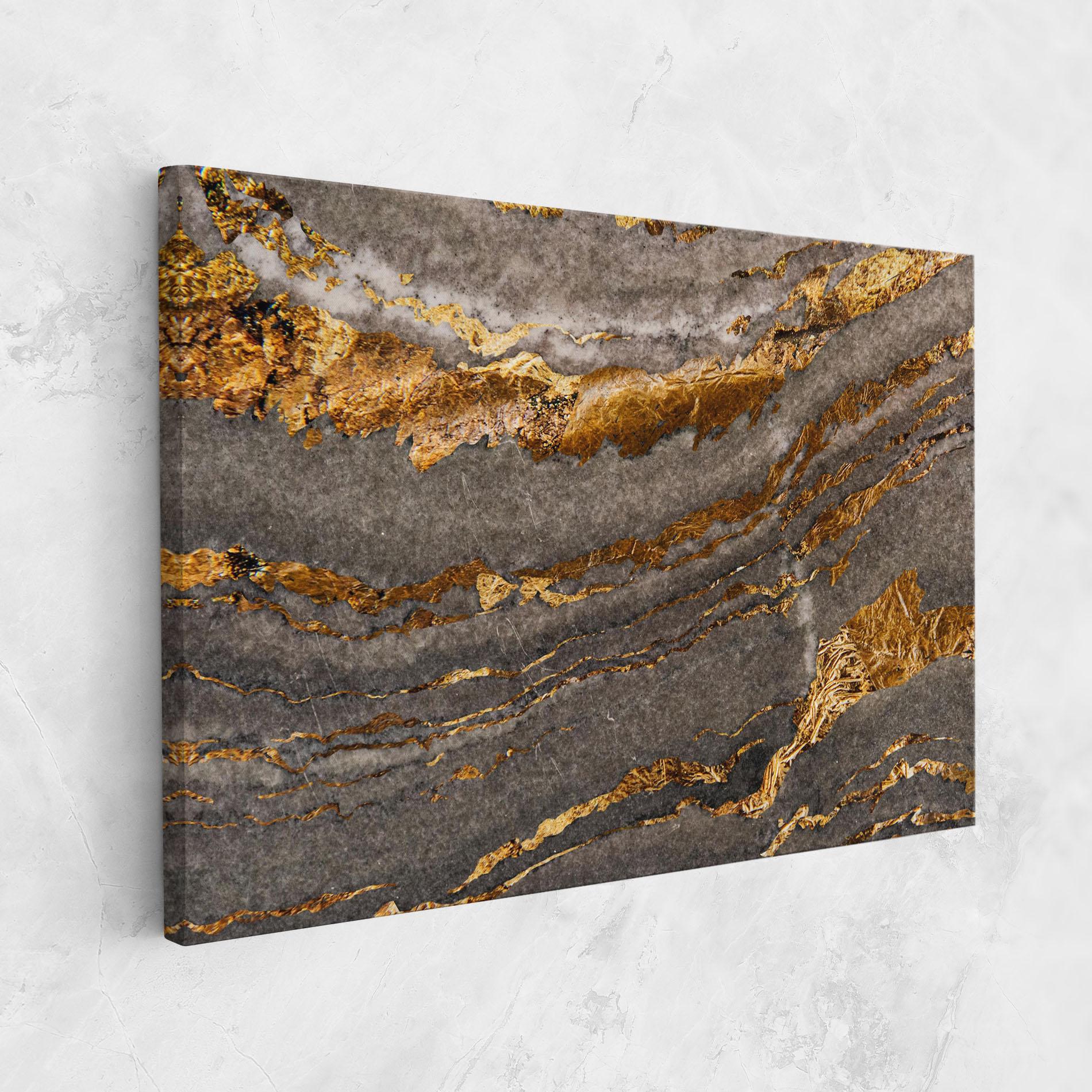 Tablou Canvas Gold Paper Marble mockup 1