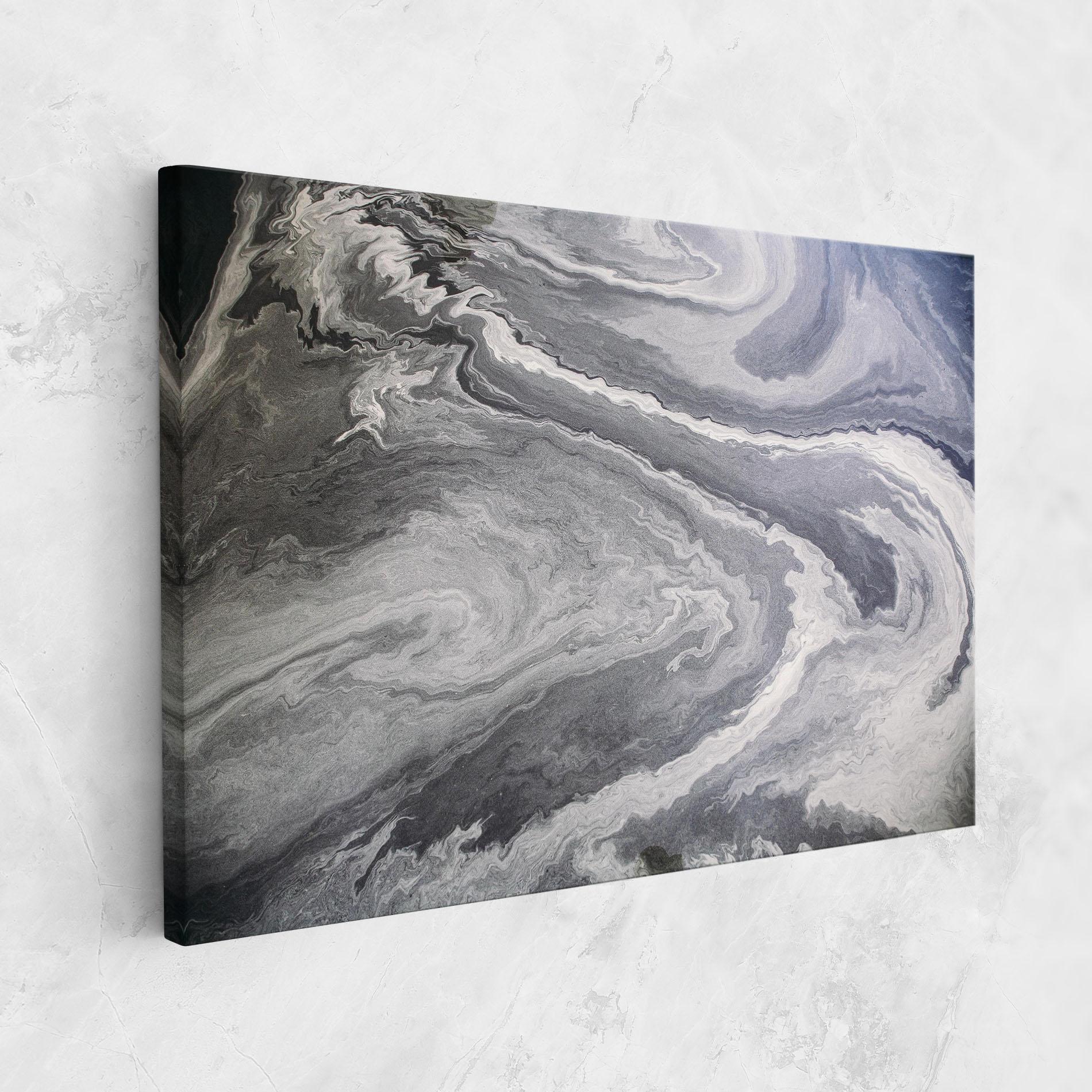 Tablou Canvas Grey Liquid Marble mockup 1