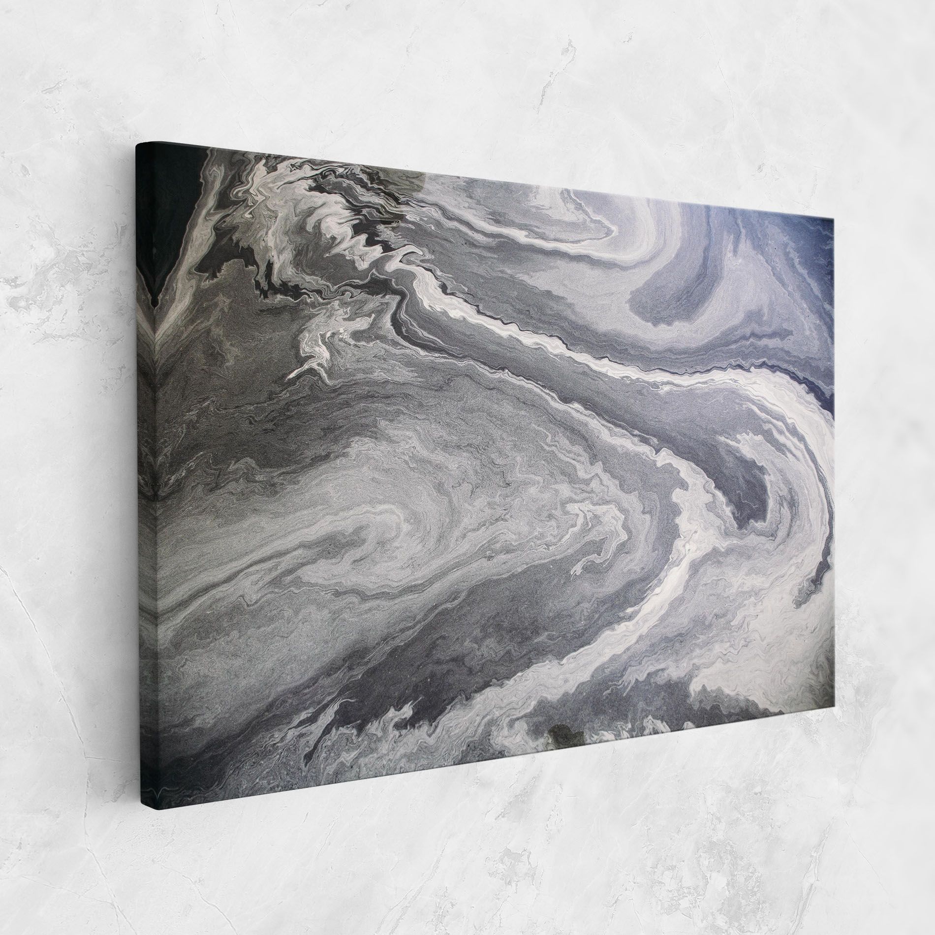 Grey Liquid Marble mockup 1
