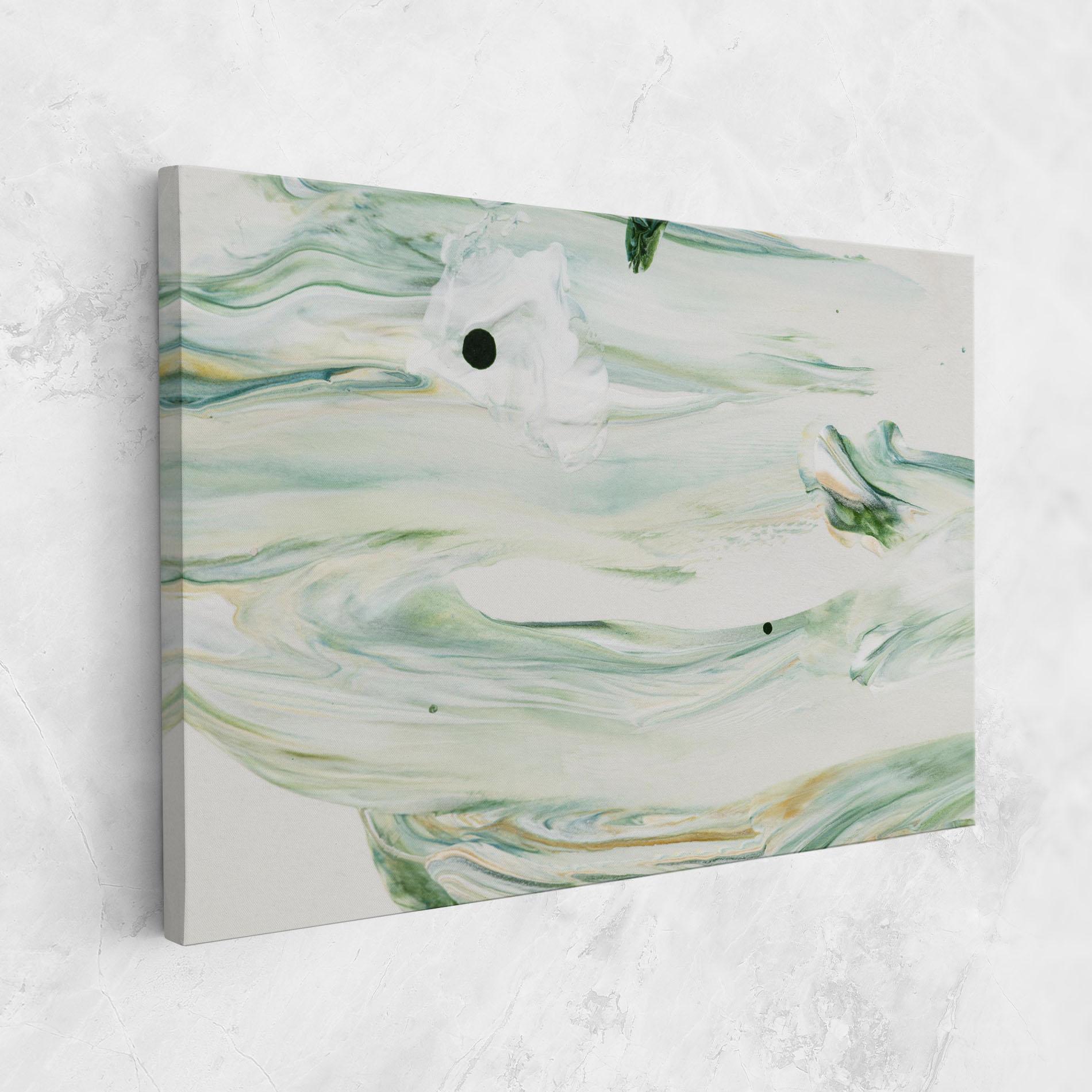 Tablou Canvas Light Green Painting mockup 1